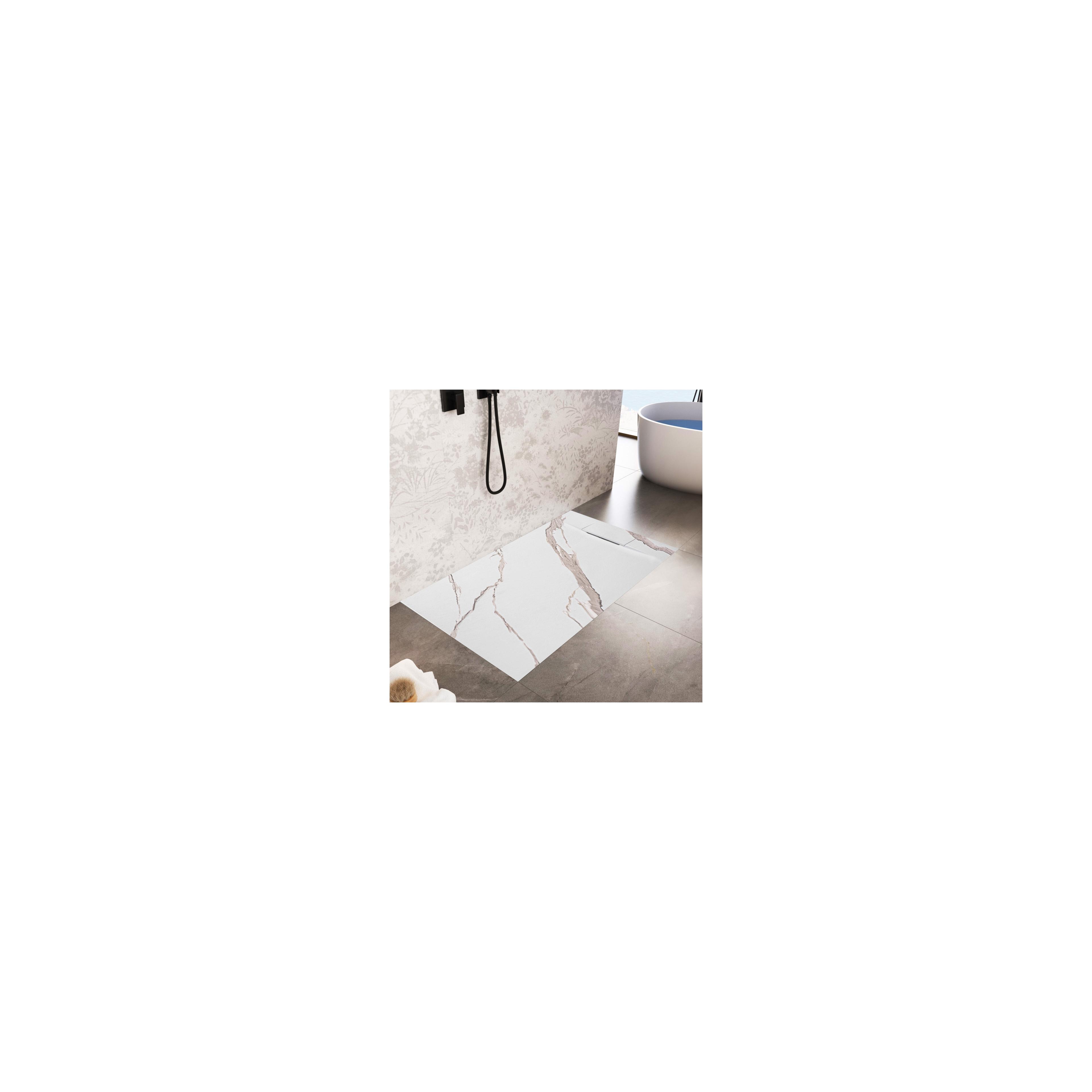 Piatto doccia Bazalt CARRARA WHITE 80x100