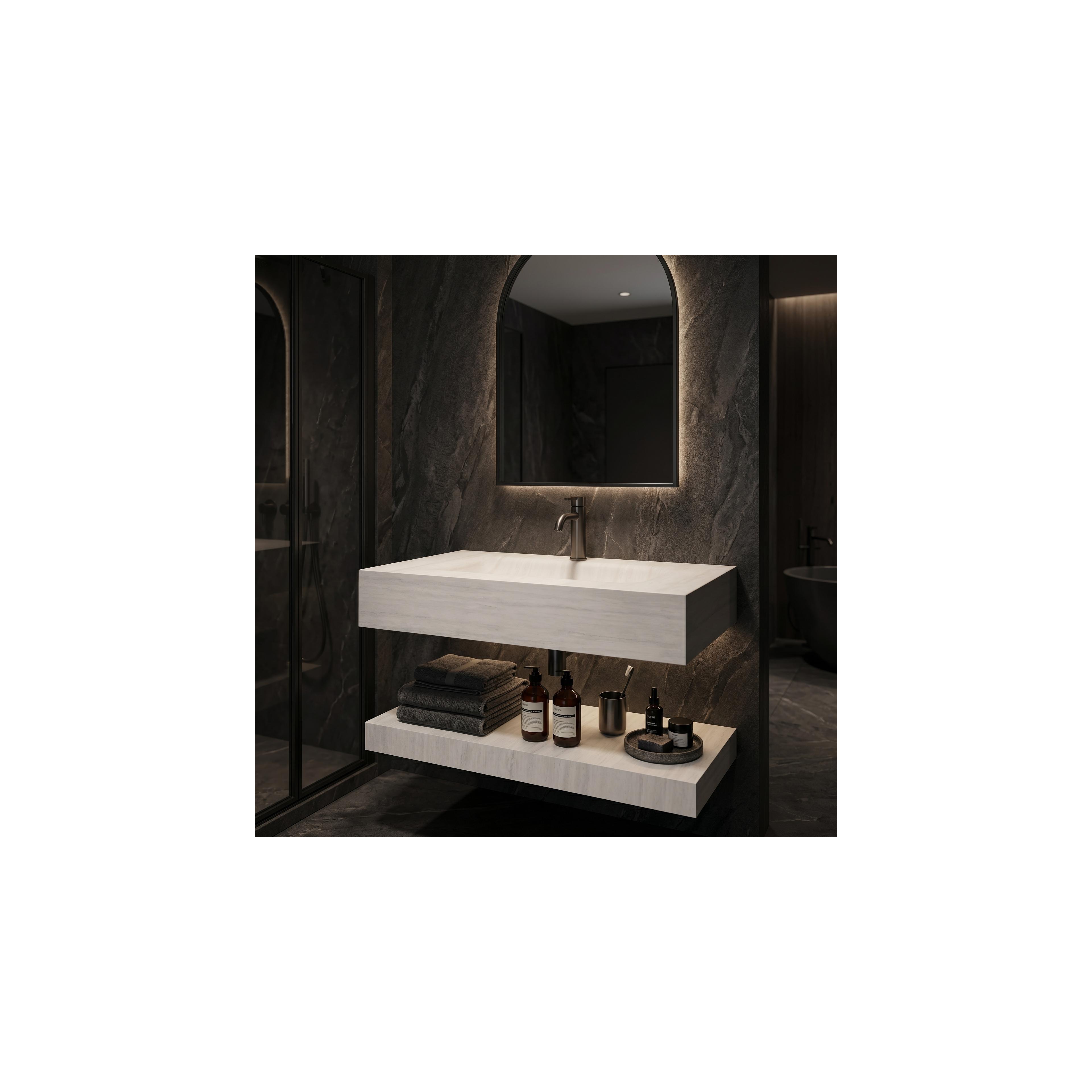 Wandwaschbecken REA Apollo Muralto Roma 80