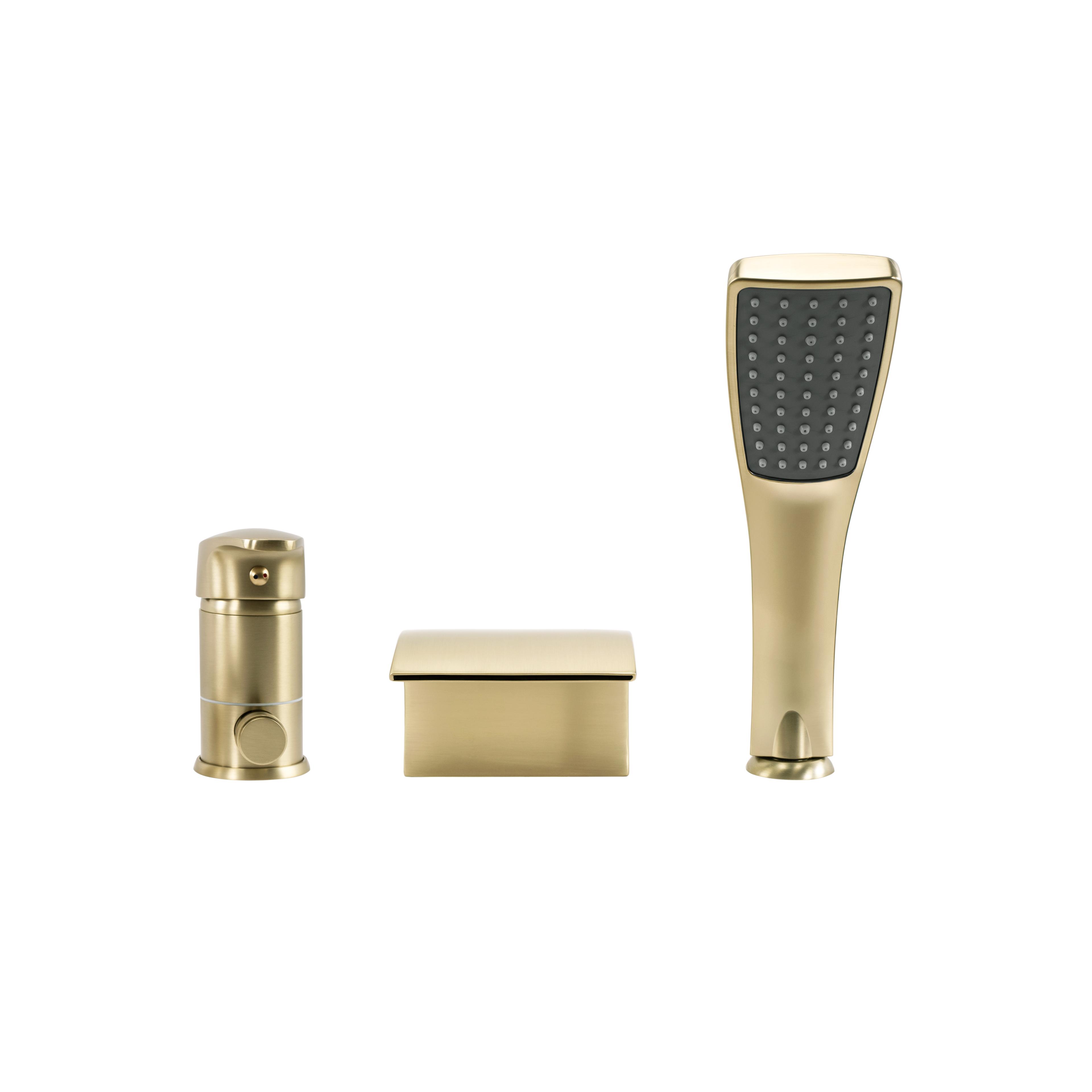 Wannenarmatur Rea Riven Brush Gold