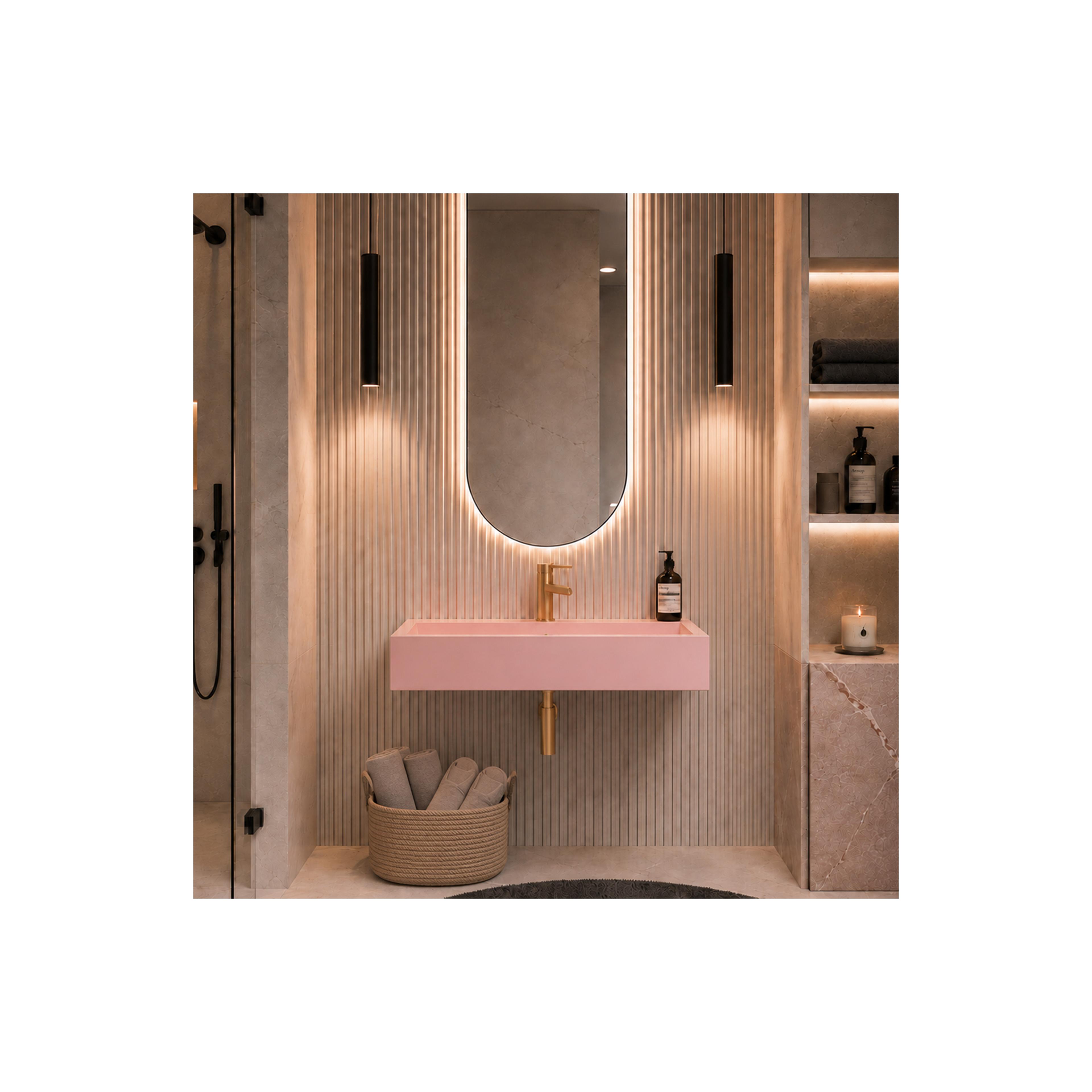Waschbecken Konglomerat GOYA PINK 50CM