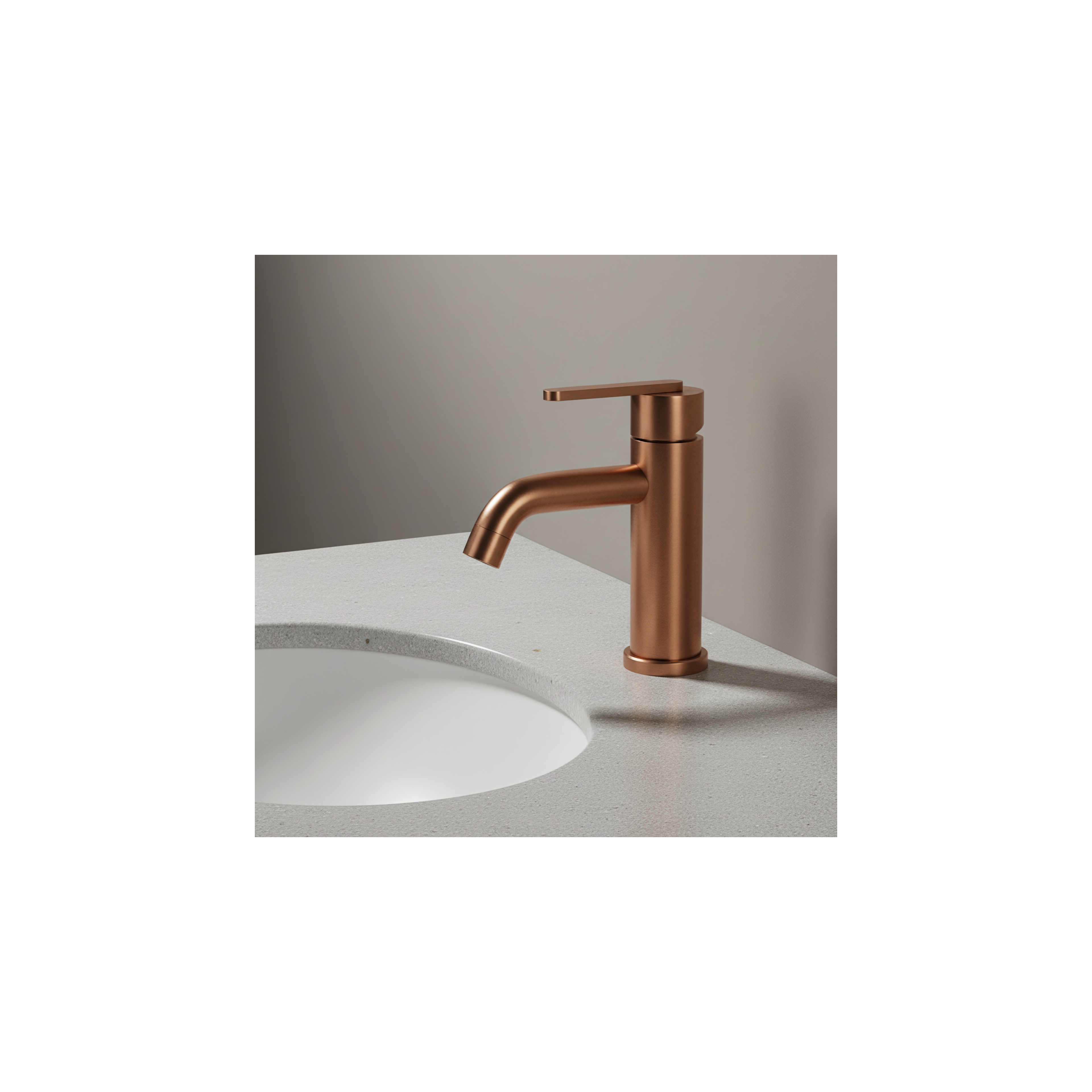 Waschbeckenarmatur Rea Ontario Brush Copper