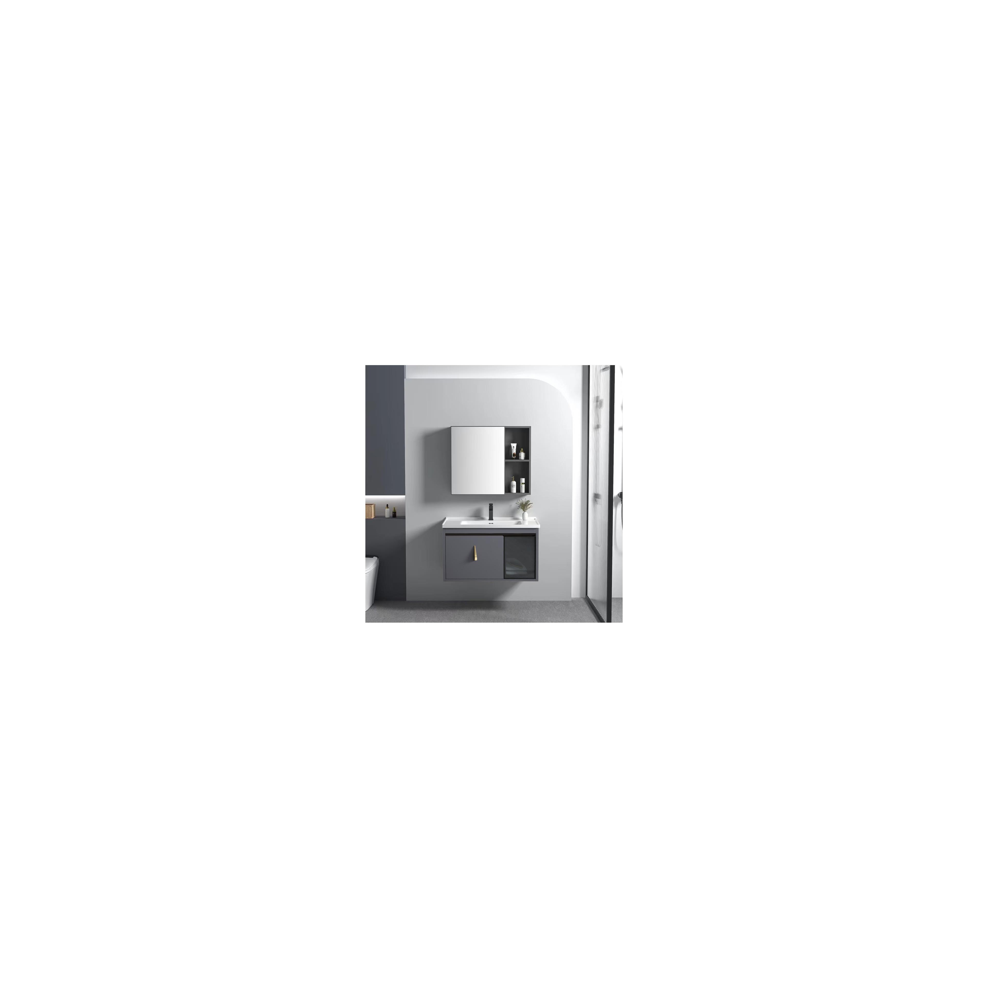 Badezimmermöbel-Set mit Waschbecken Paris 60cm Grey