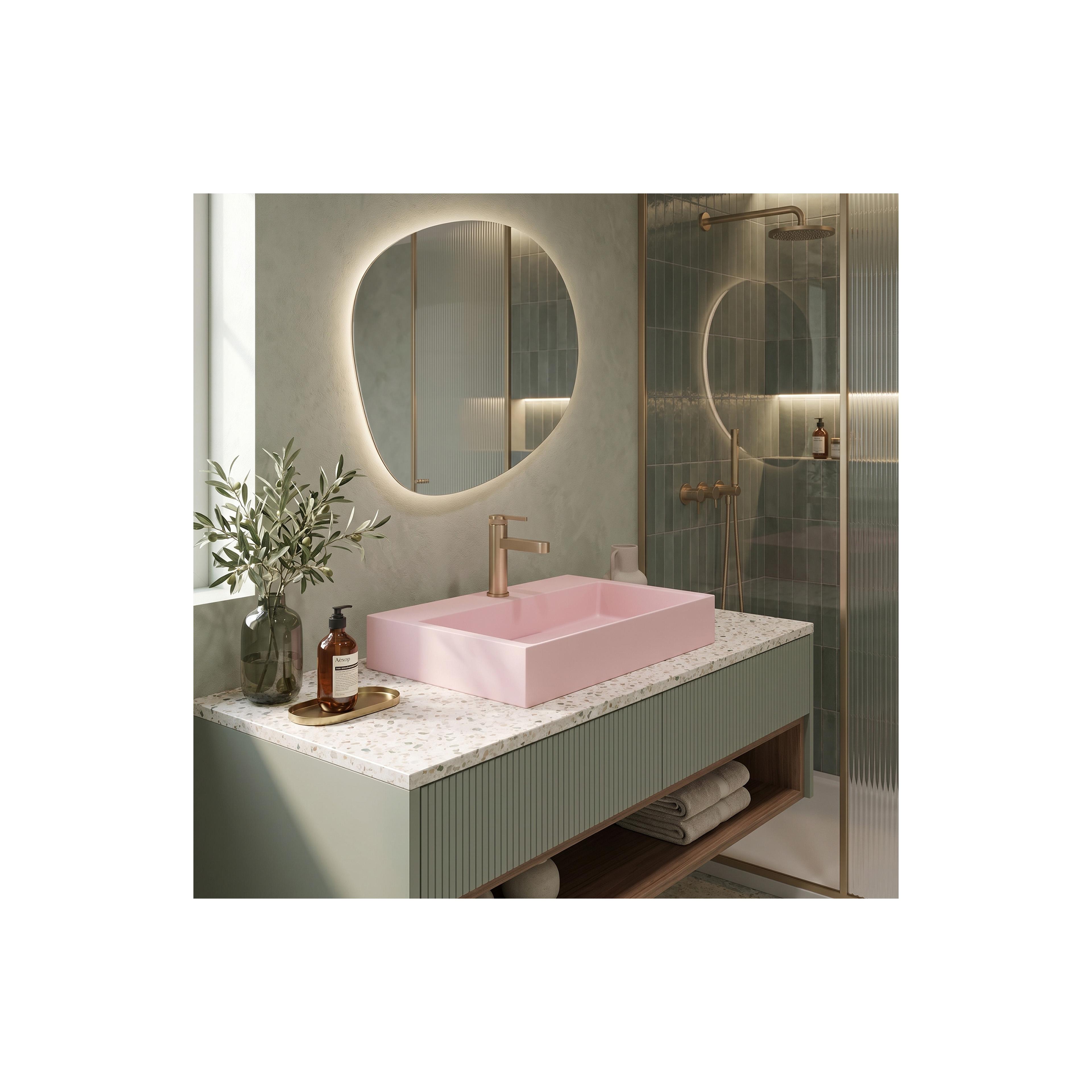 Waschbecken Konglomerat GOYA PINK 60CM