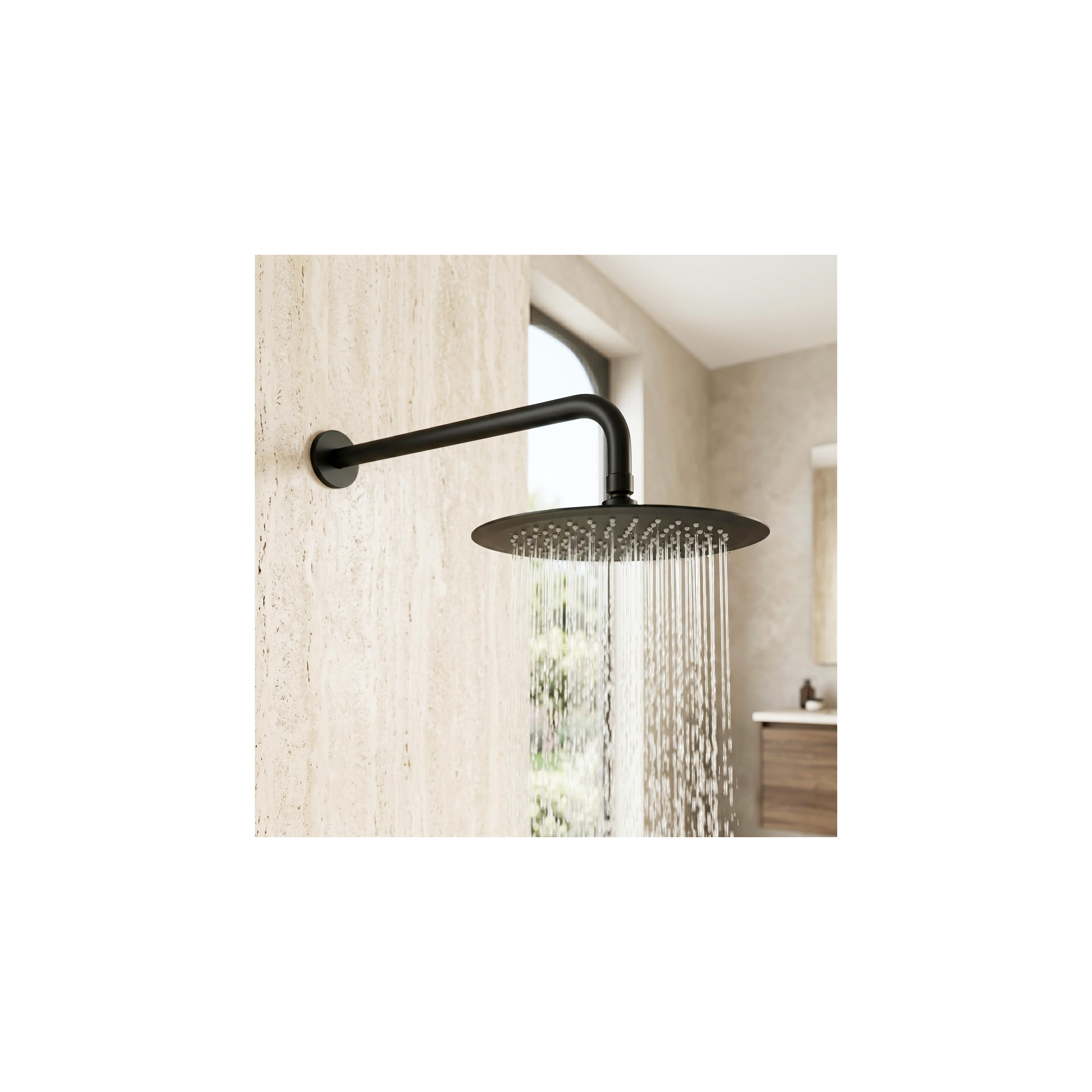 Кръгла душ глава REA JS-P014B 25cm Black