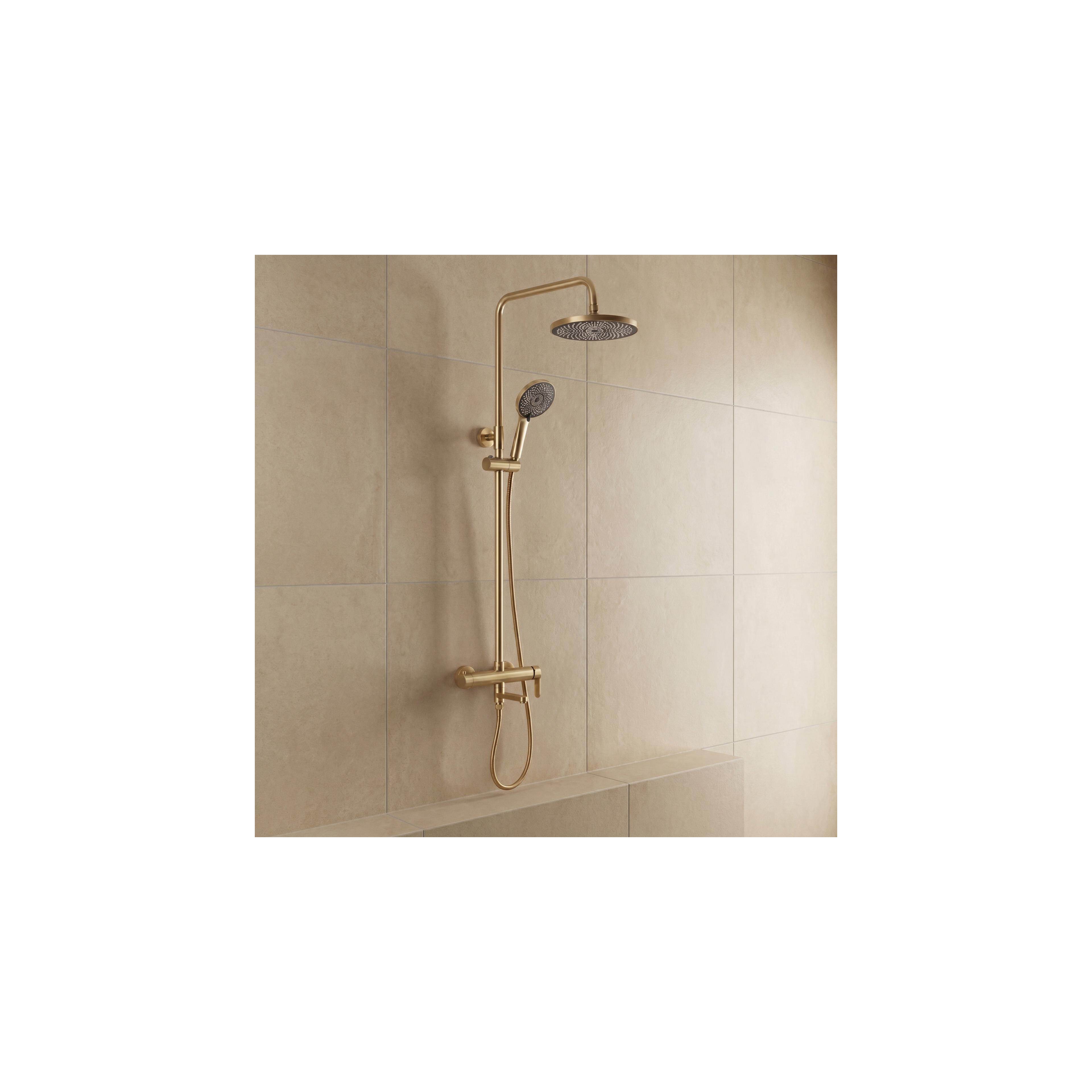 Shower Set Rea Arcos brush gold