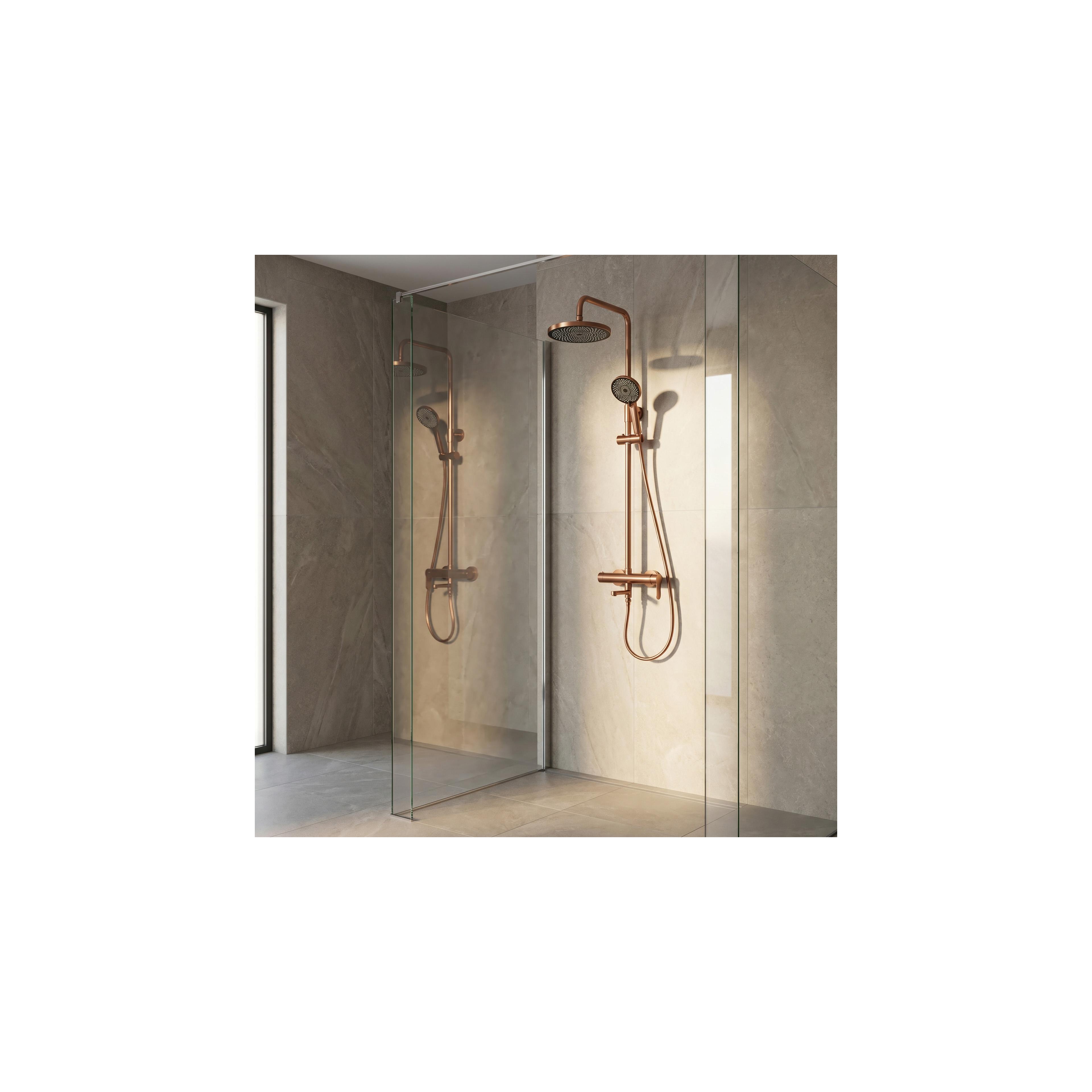 Thermostat Duschset Arcos brush copper