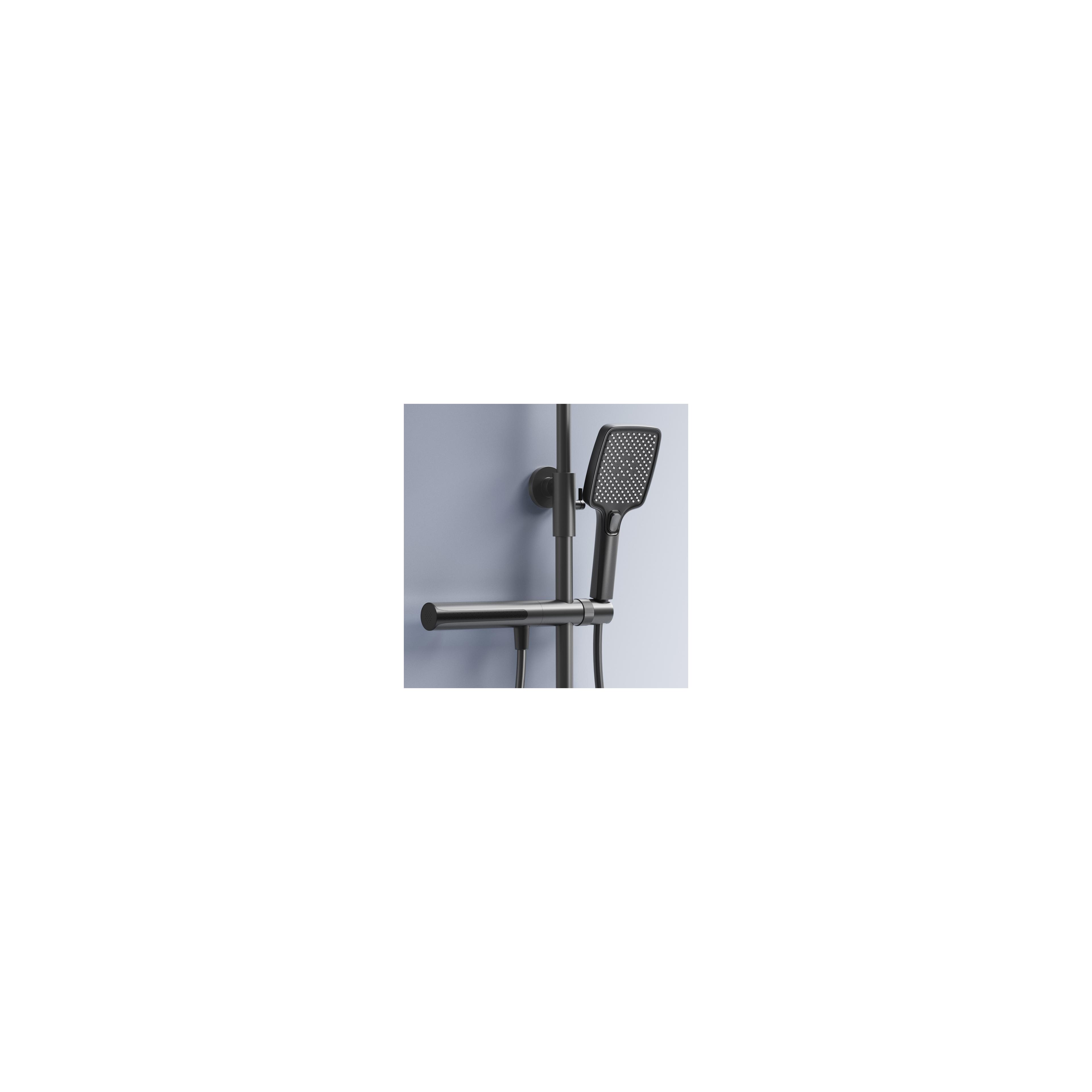 Duschgarnitur mit Thermostat REA Pedro Titanium
