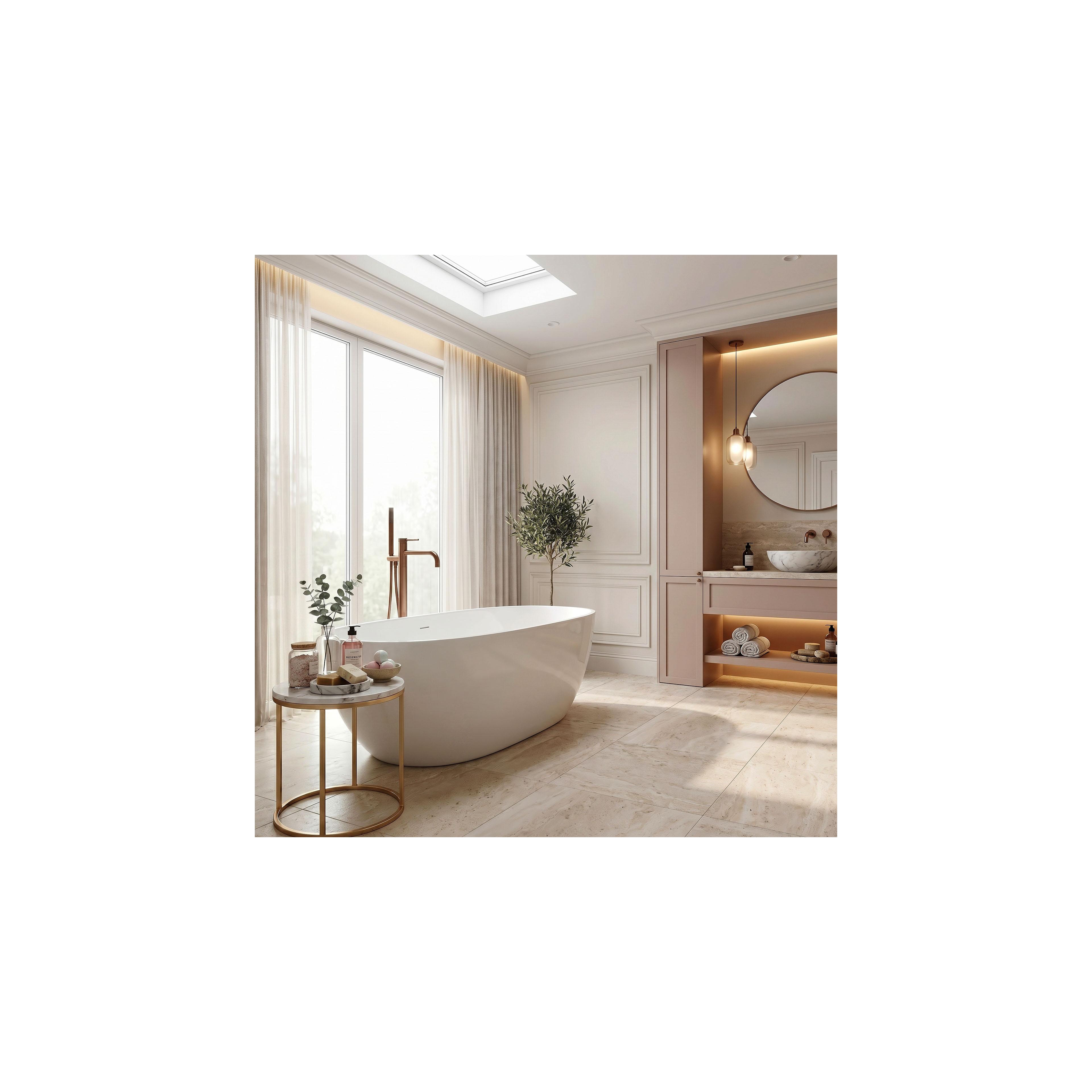 Free-standing faucet Rea Venti Brush Copper