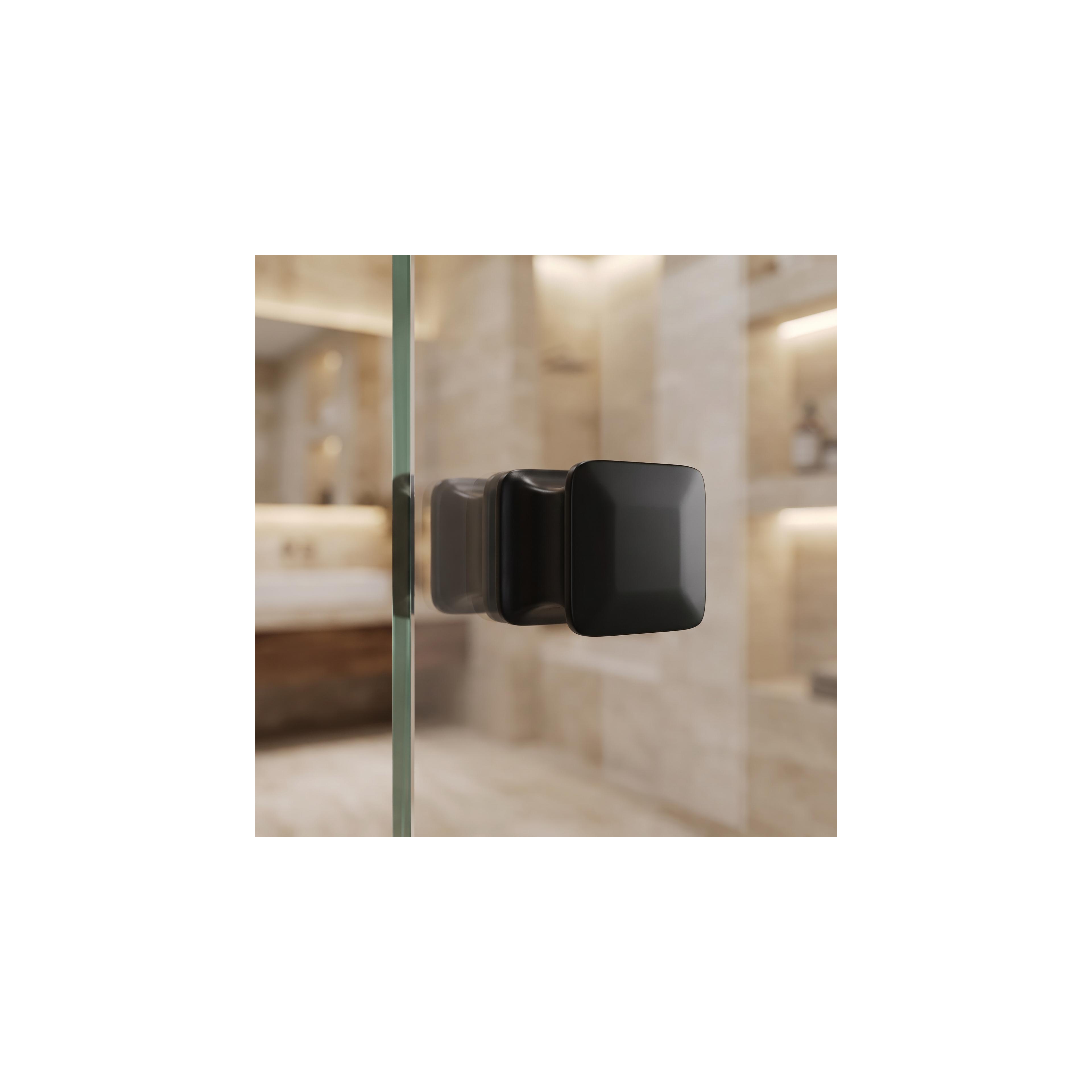 Shower door handle Rea 04 Black