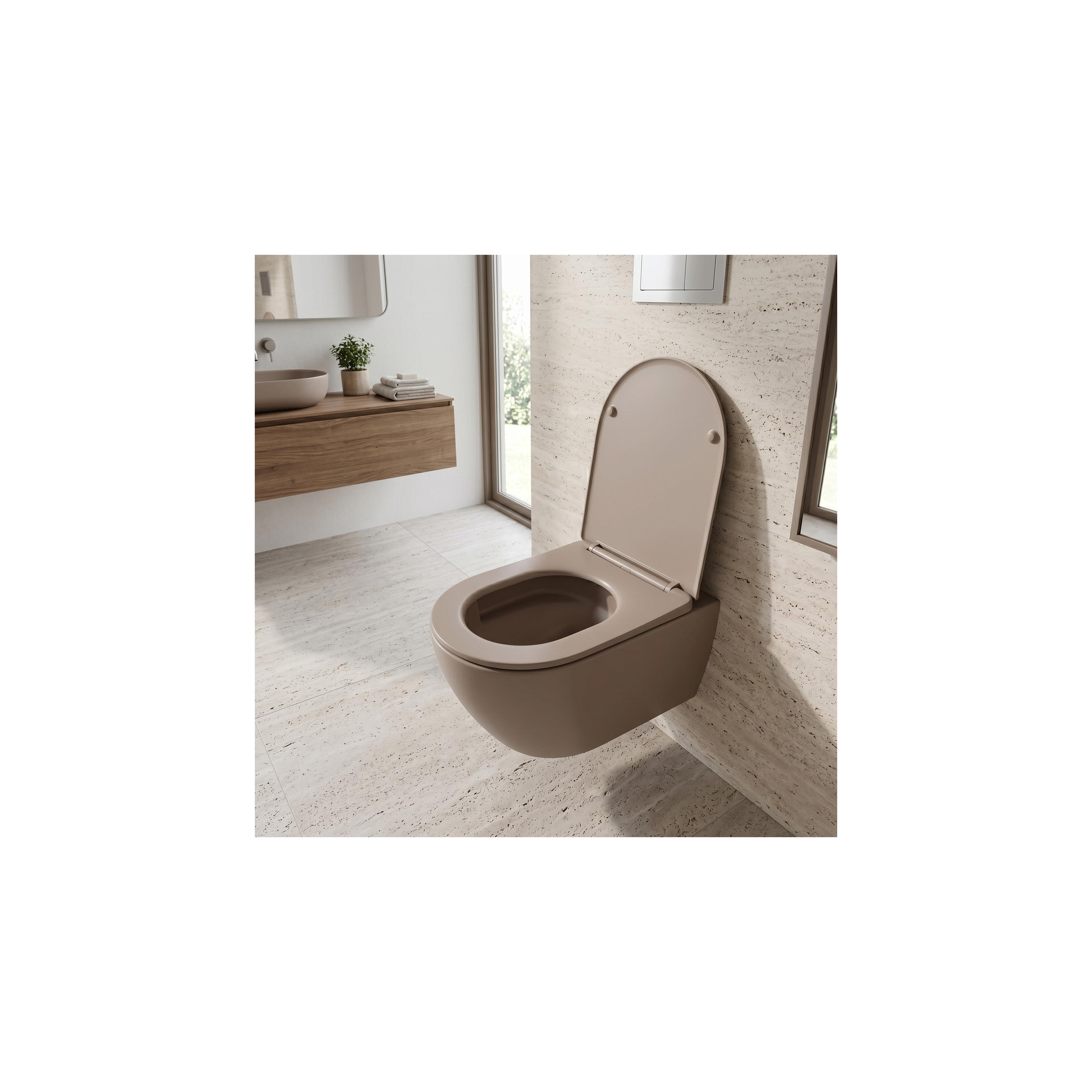 toilet bowl REA Focus Tornado Taupe