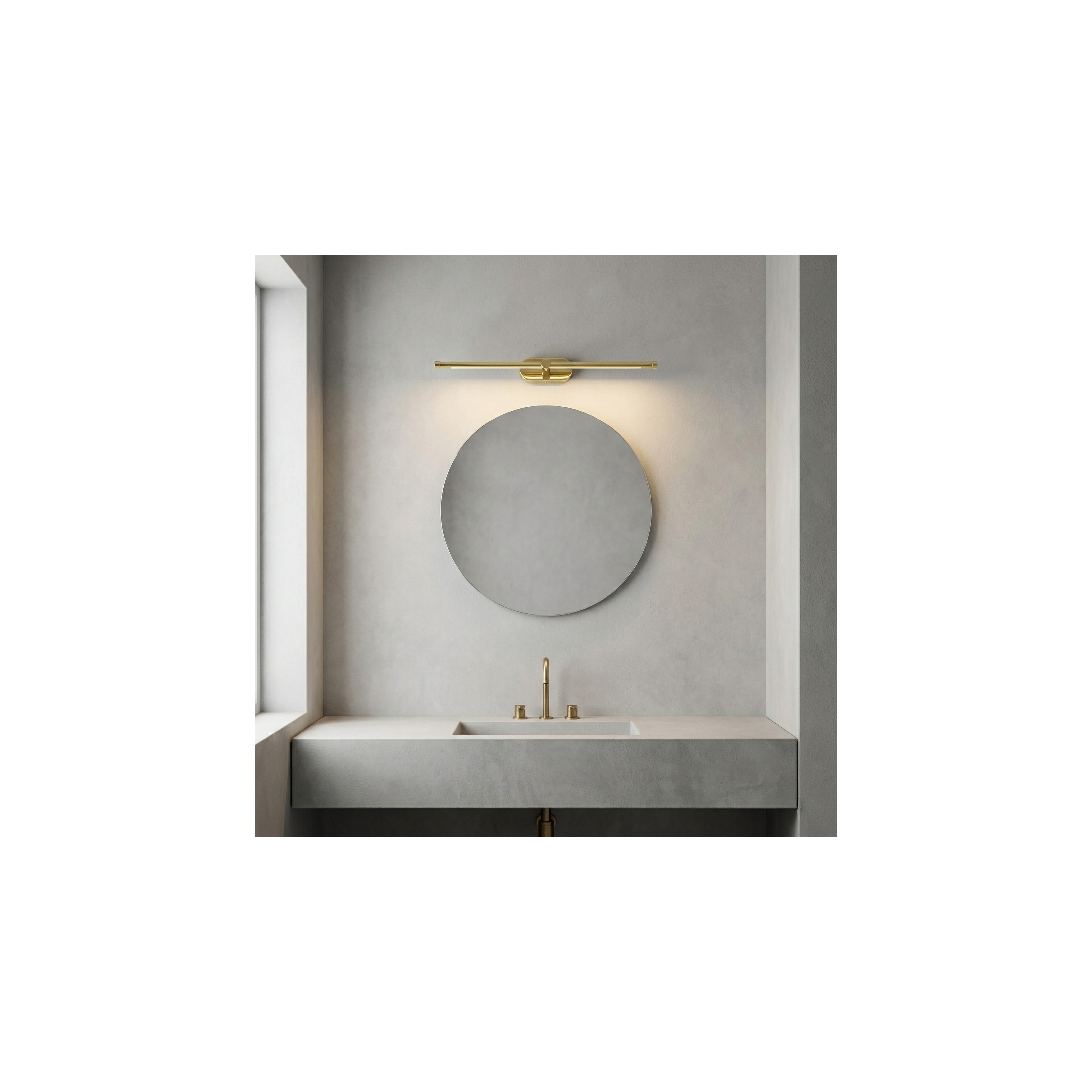 Bad LED-Wandleuchte APP1890-1W 60 cm GOLD