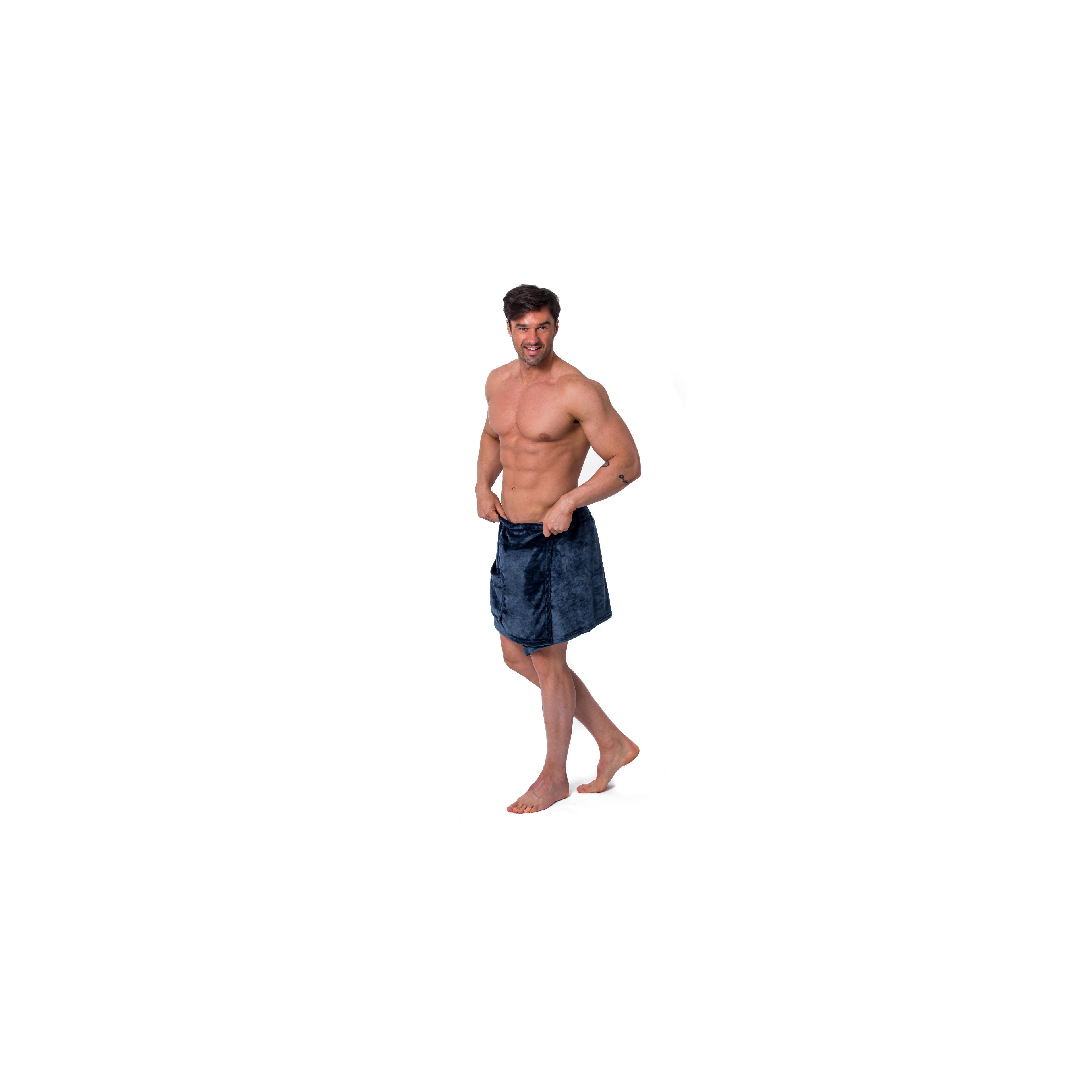 Saunakilt Badetuch Herren Navy