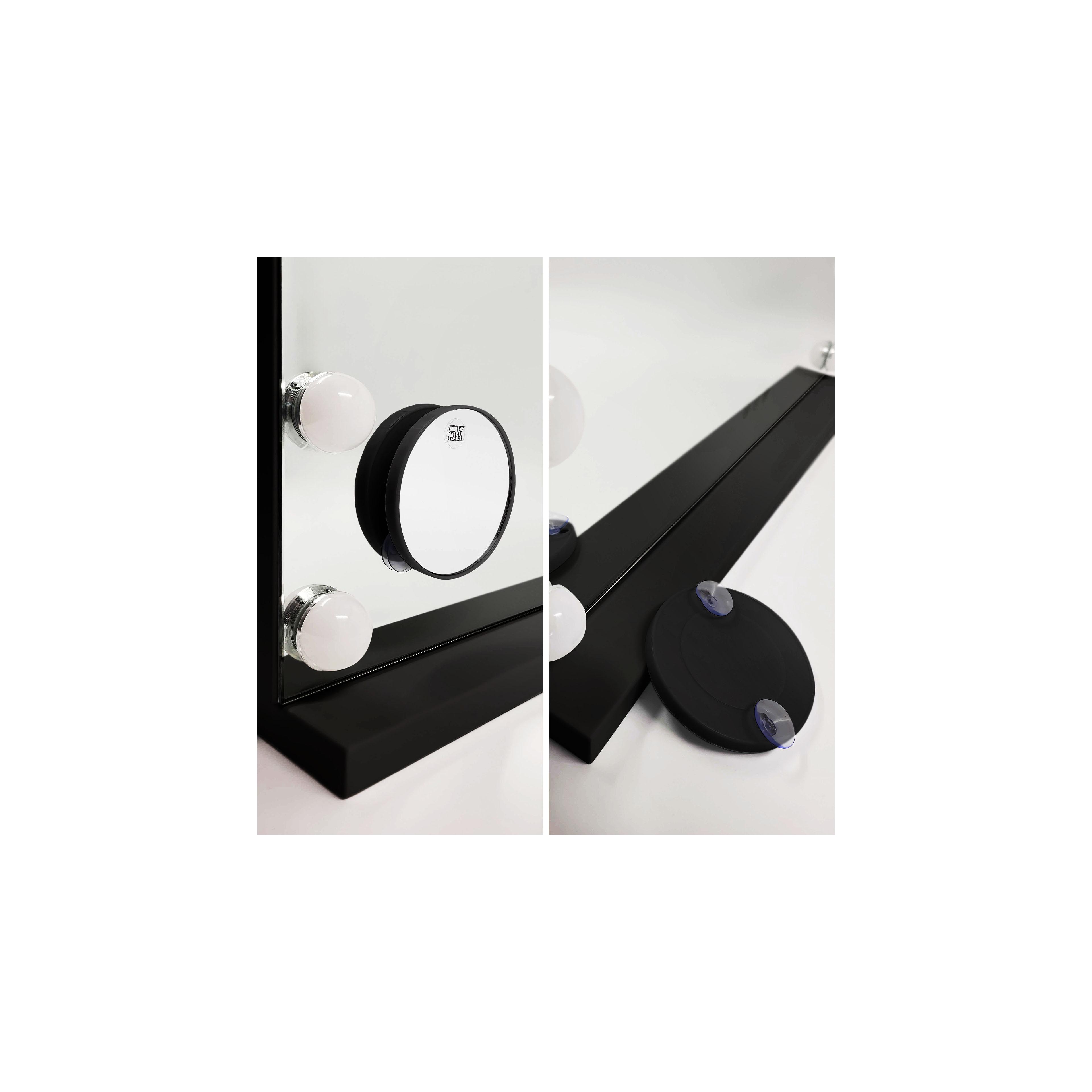 Spiegel LED HOLLYWOOD Black
