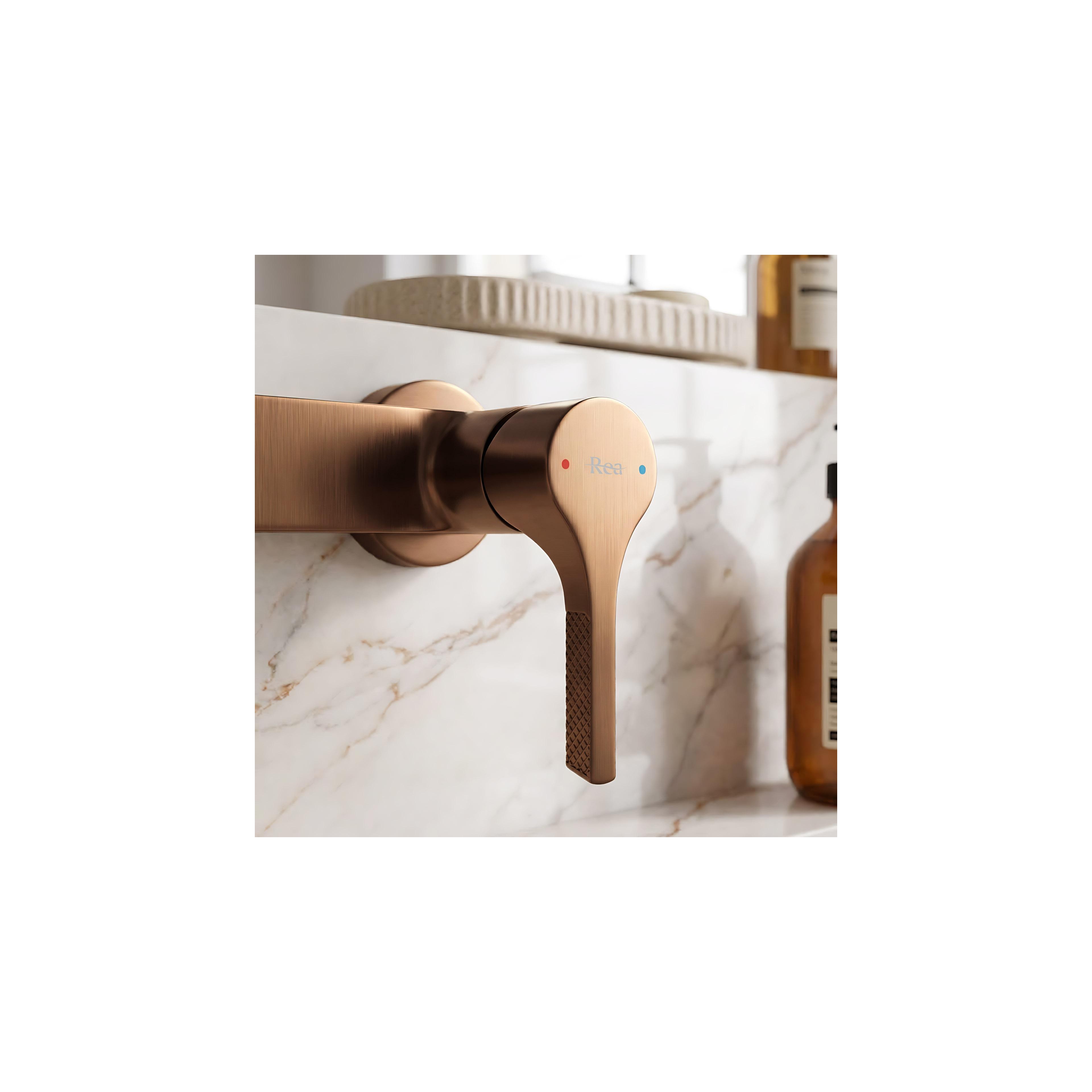 Bath faucet PREMIUM Rea Maxim Brush Copper