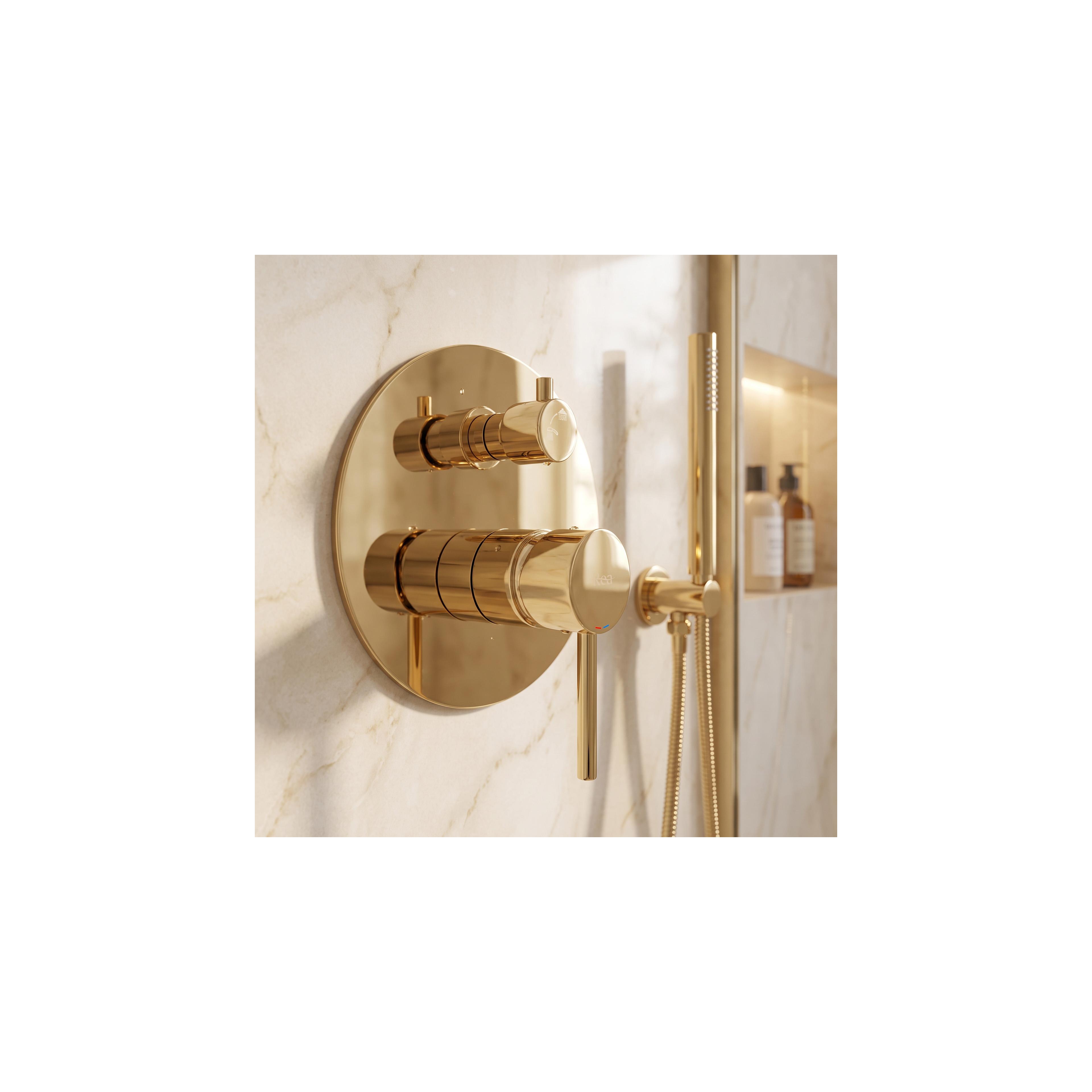 Shower system Rea Lungo L. Gold + BOX