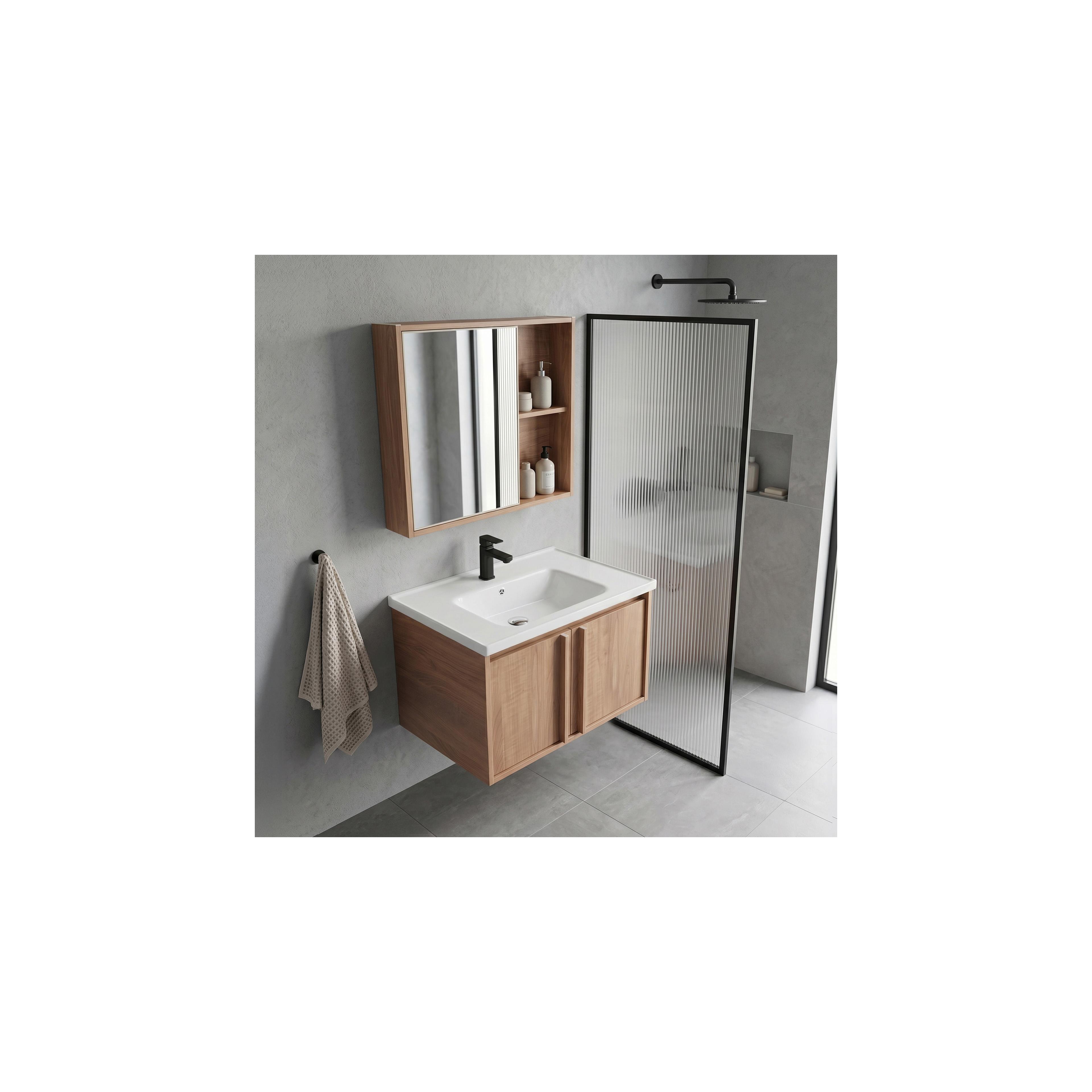 Badezimmermöbel-Set mit Waschbecken Gama T25023 HHL 60CM