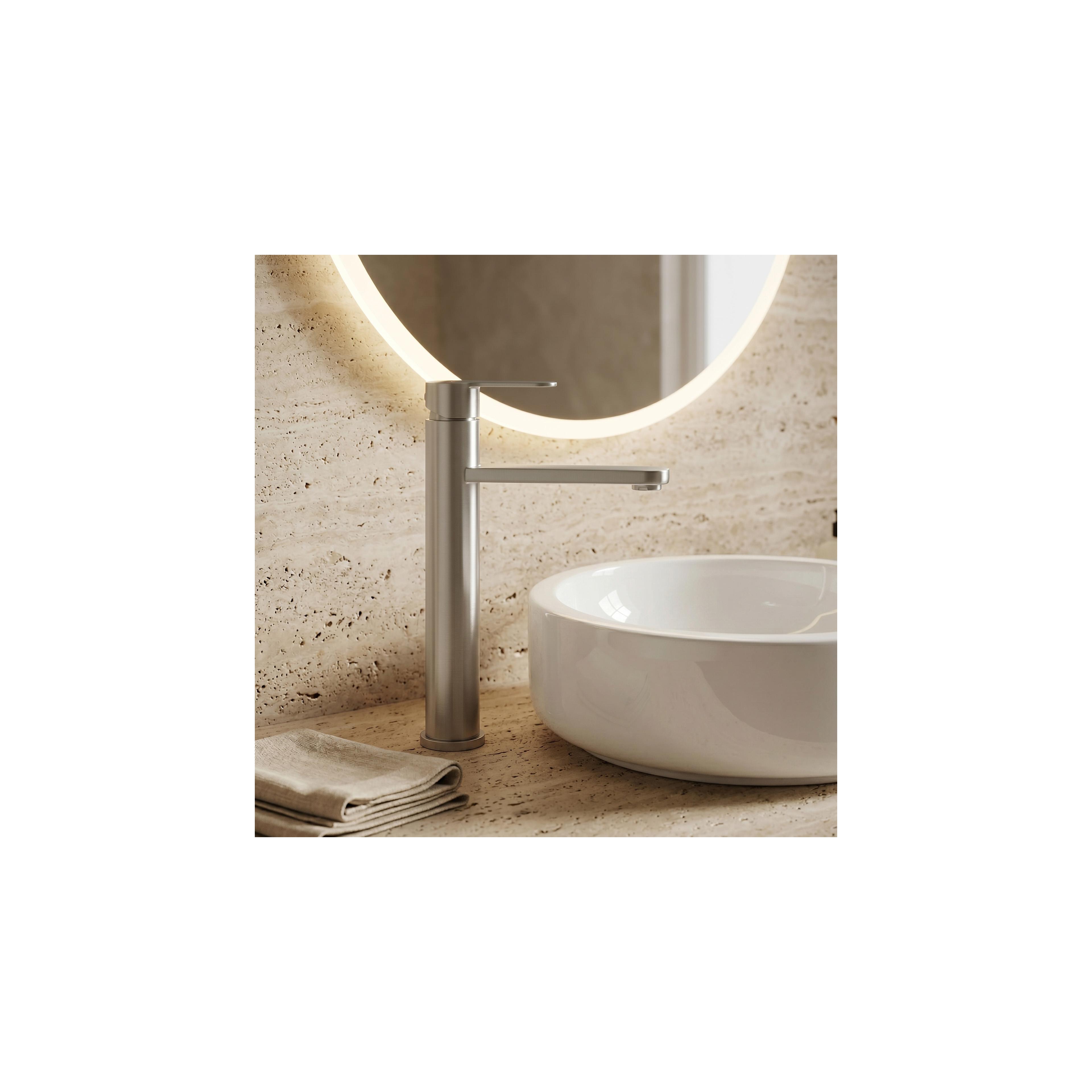 Waschbeckenarmatur Rea Arcos Brush Nickel