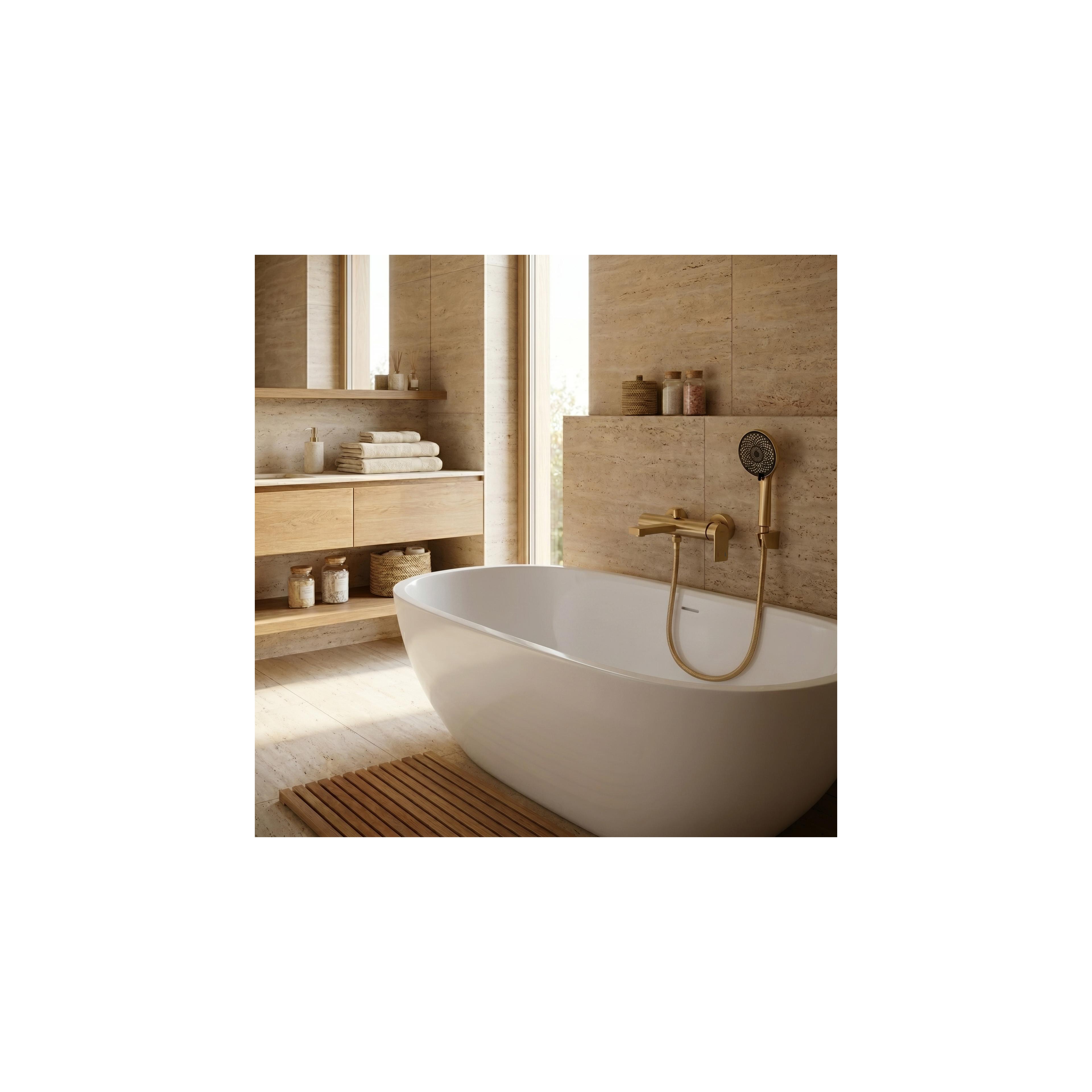 Badewannenarmatur REA Hunter Brush Gold