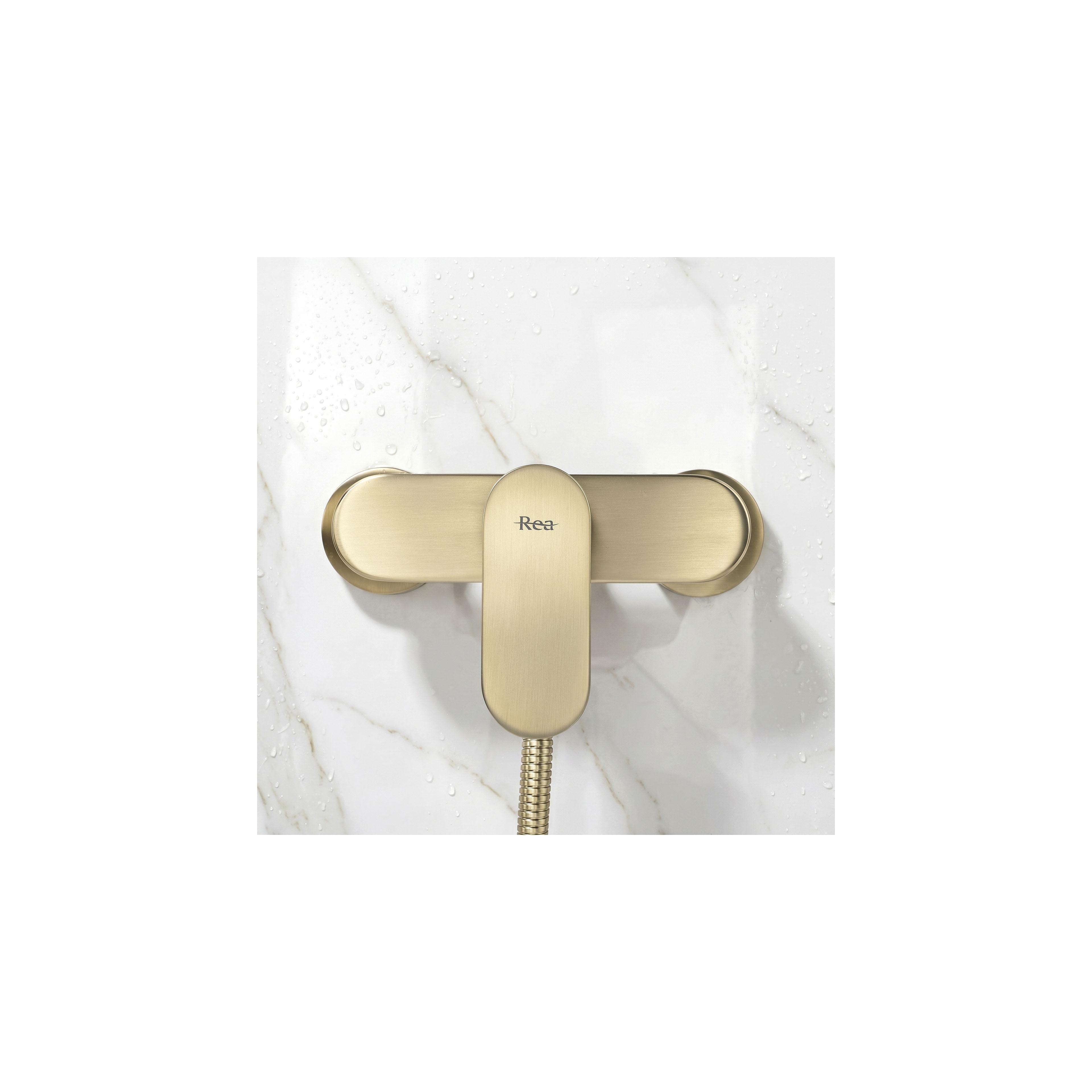Duscharmatur REA DROP Brush Gold