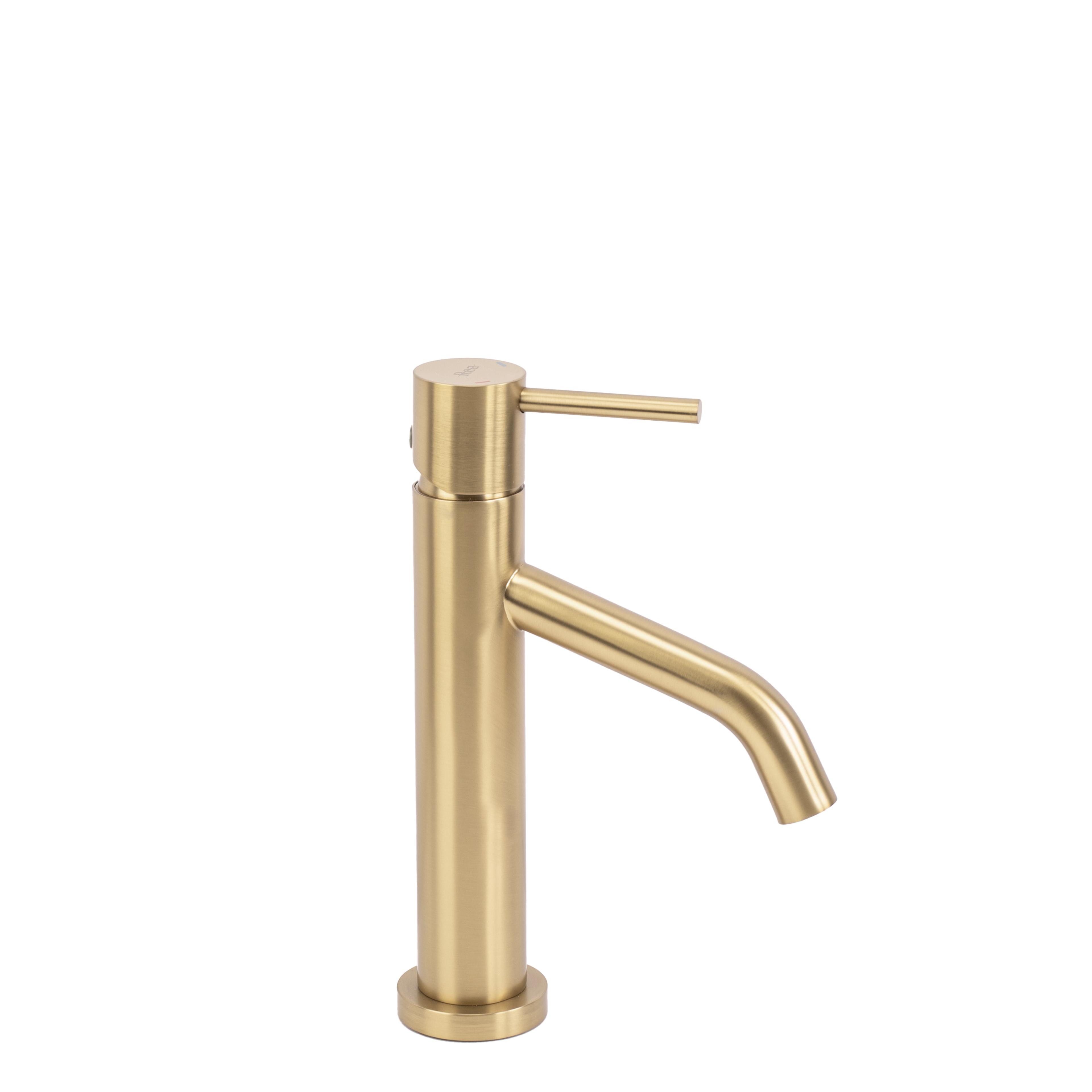 Waschbeckenarmatur Rea Level Brush Gold