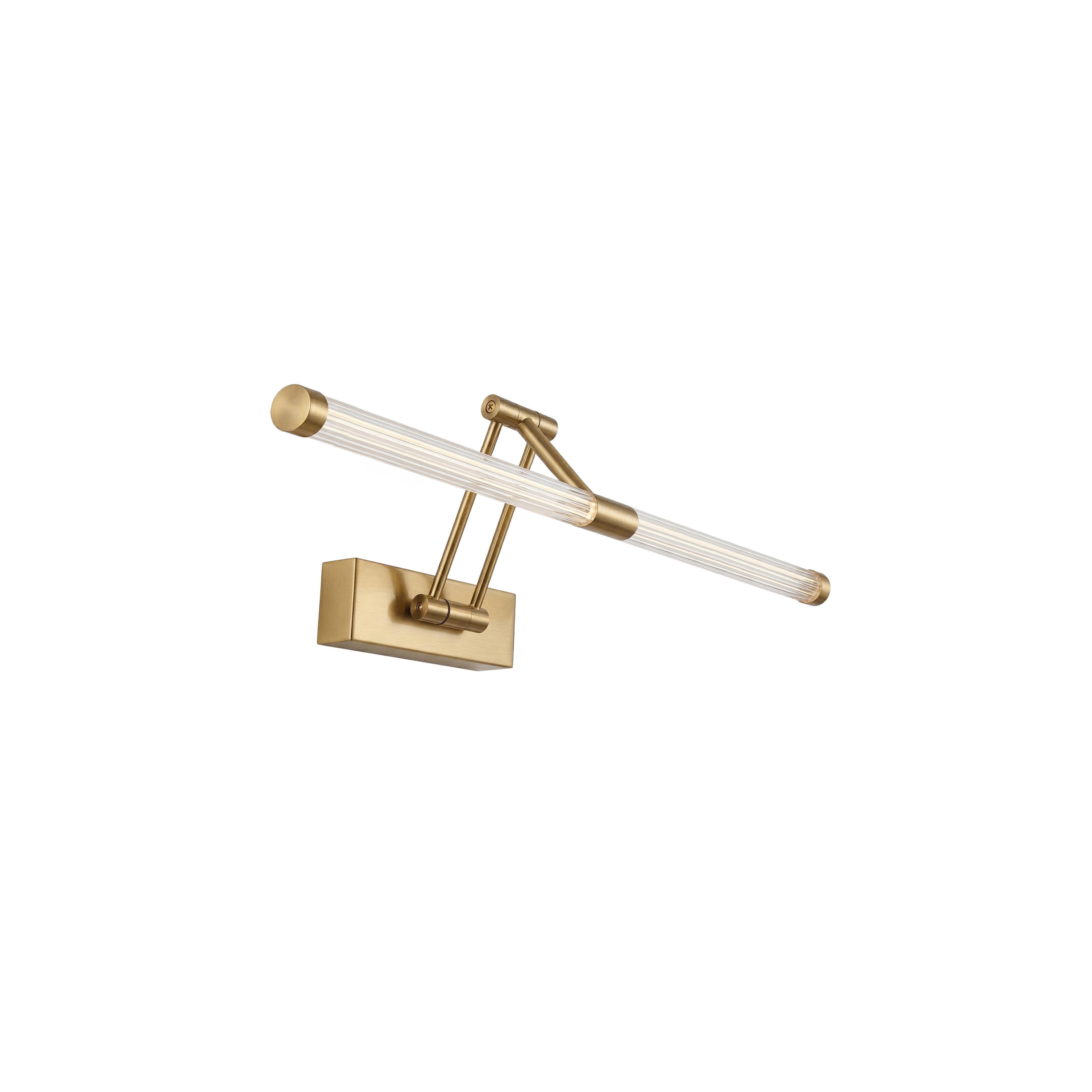 Koupelnové nástěnné LED svítidlo APP1900-1W 60cm BRUSH GOLD