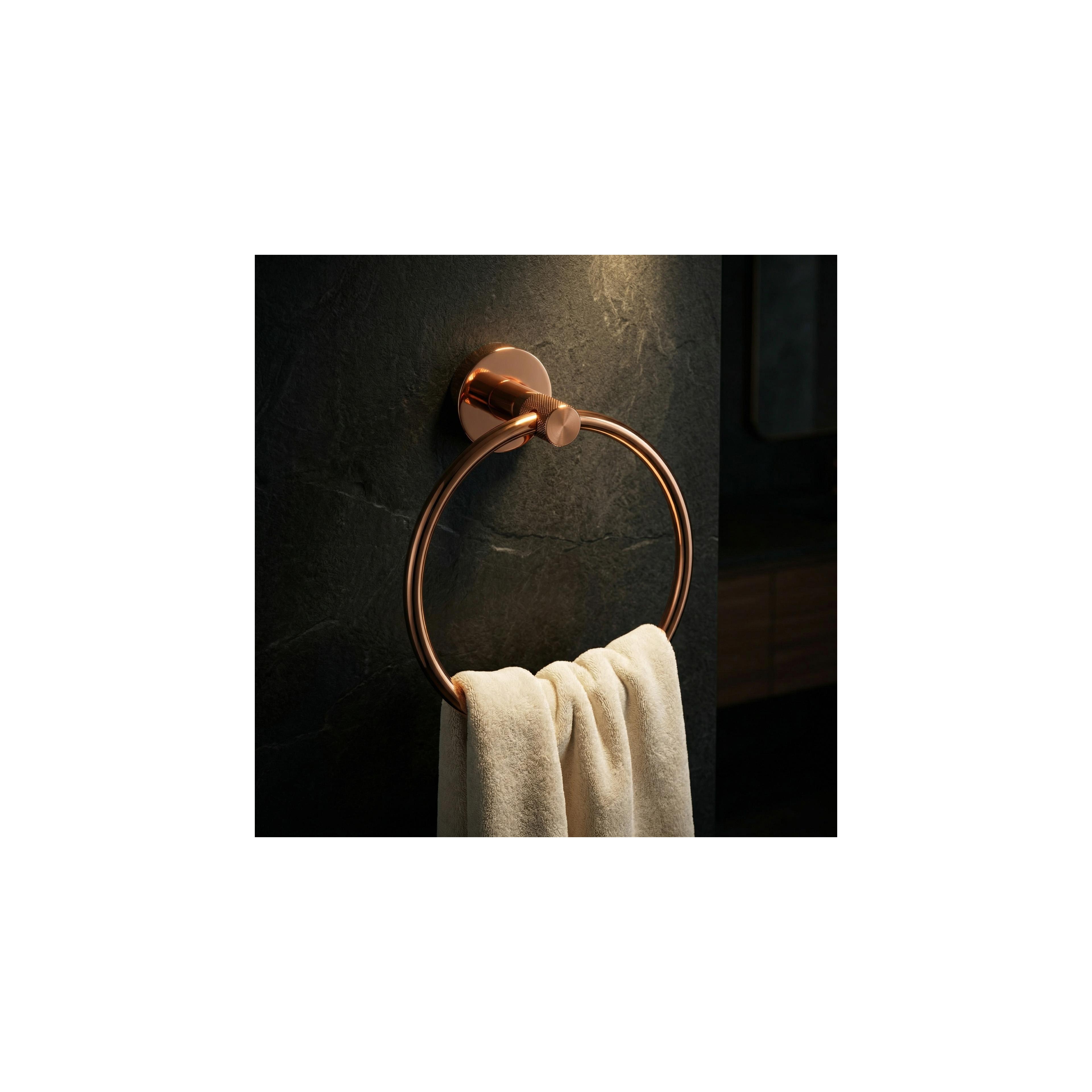 Handtuchhalter Ring 6610 Modern Copper
