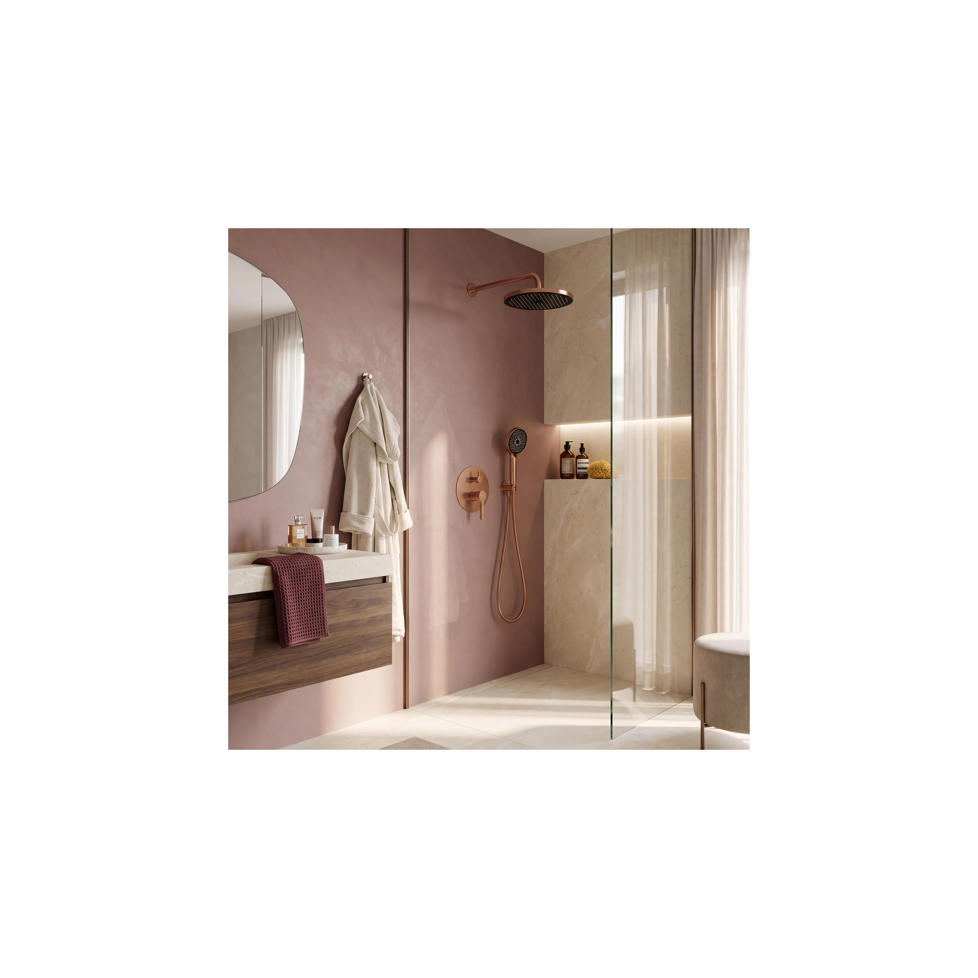 Kit de douche encastré Rea Maxim Brush Copper  + BOX