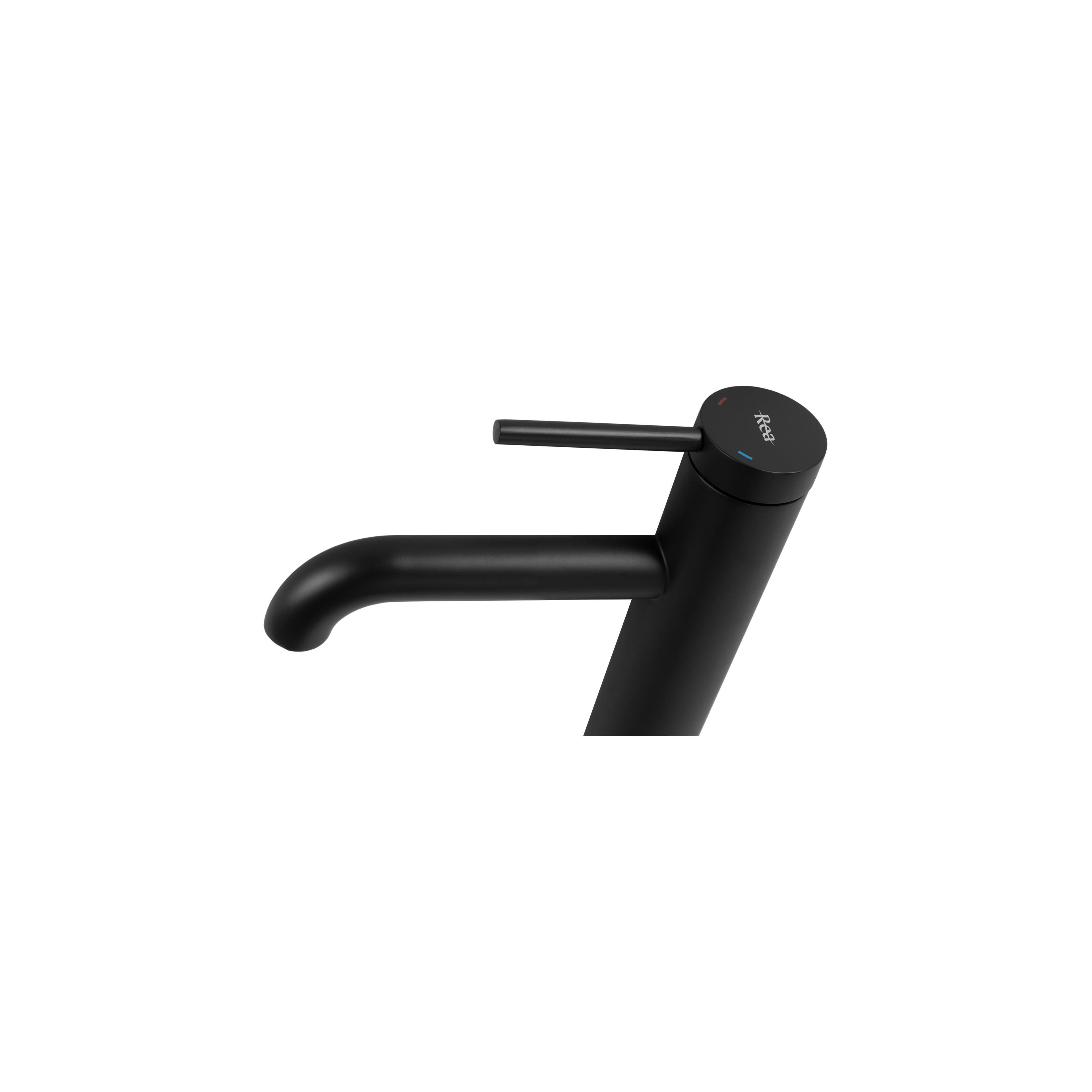 Waschbeckenarmatur Rea Spot Black low