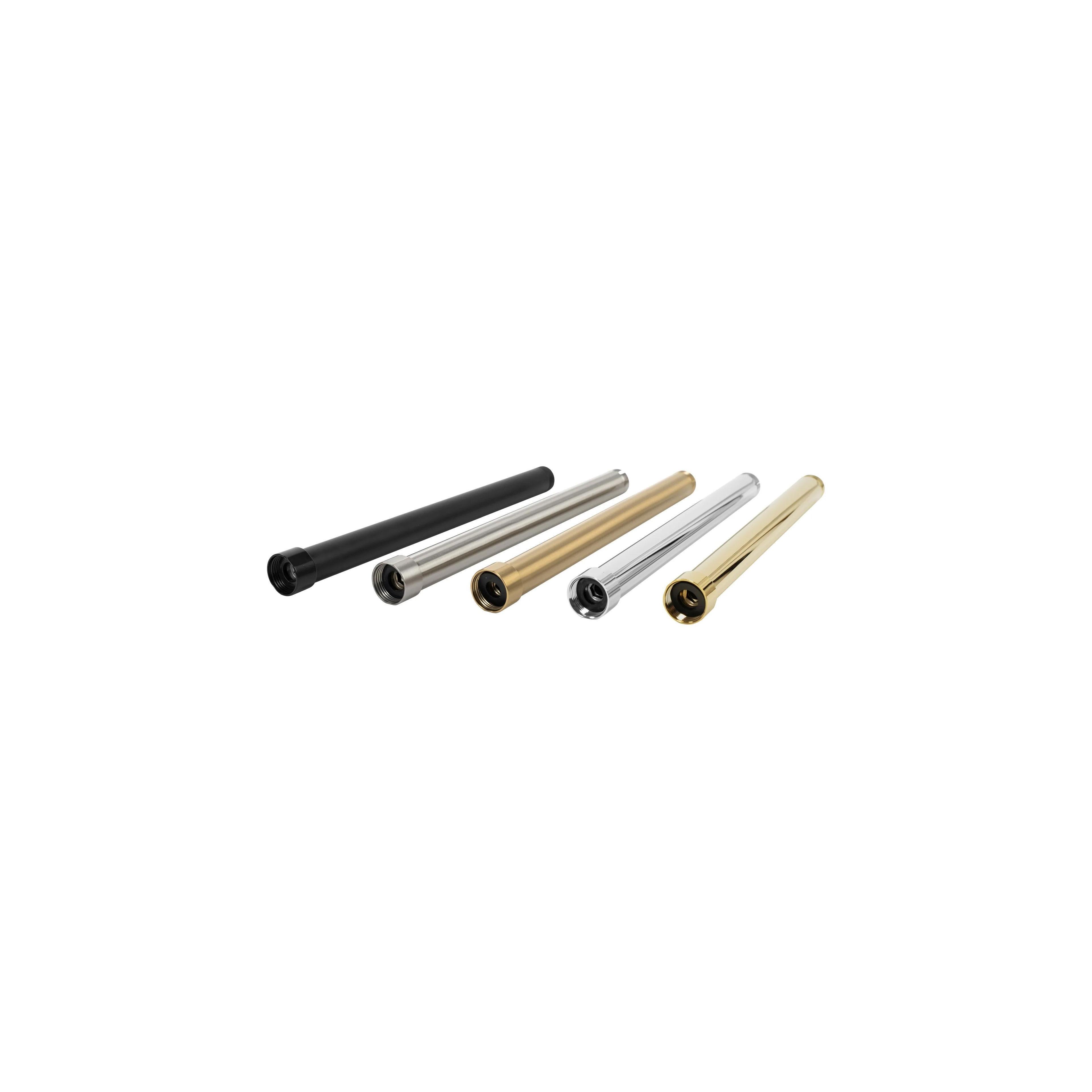 Extension for a bathtub and shower set brush nickel 50cm