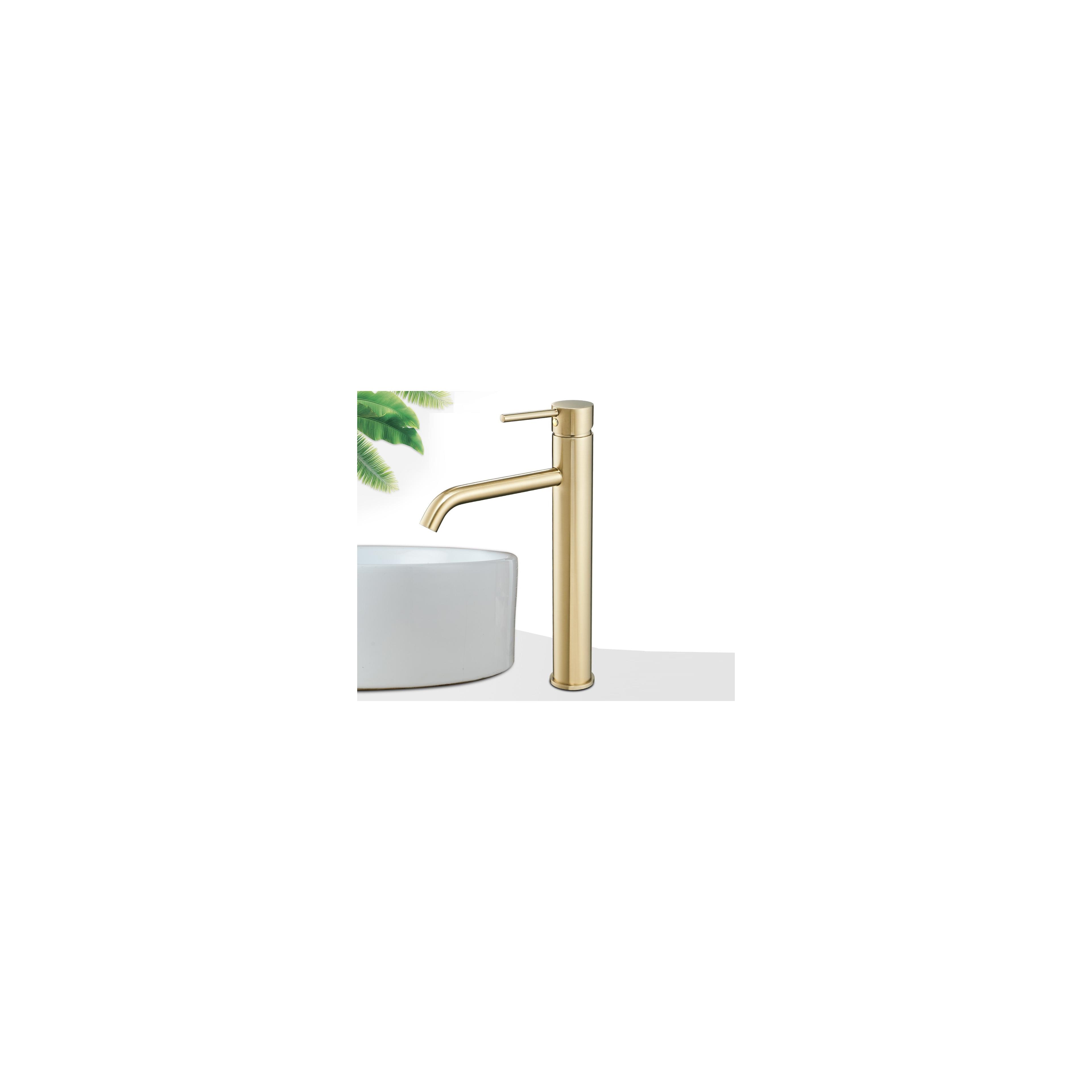 Bathroom faucet Rea Lungo L.Gold High