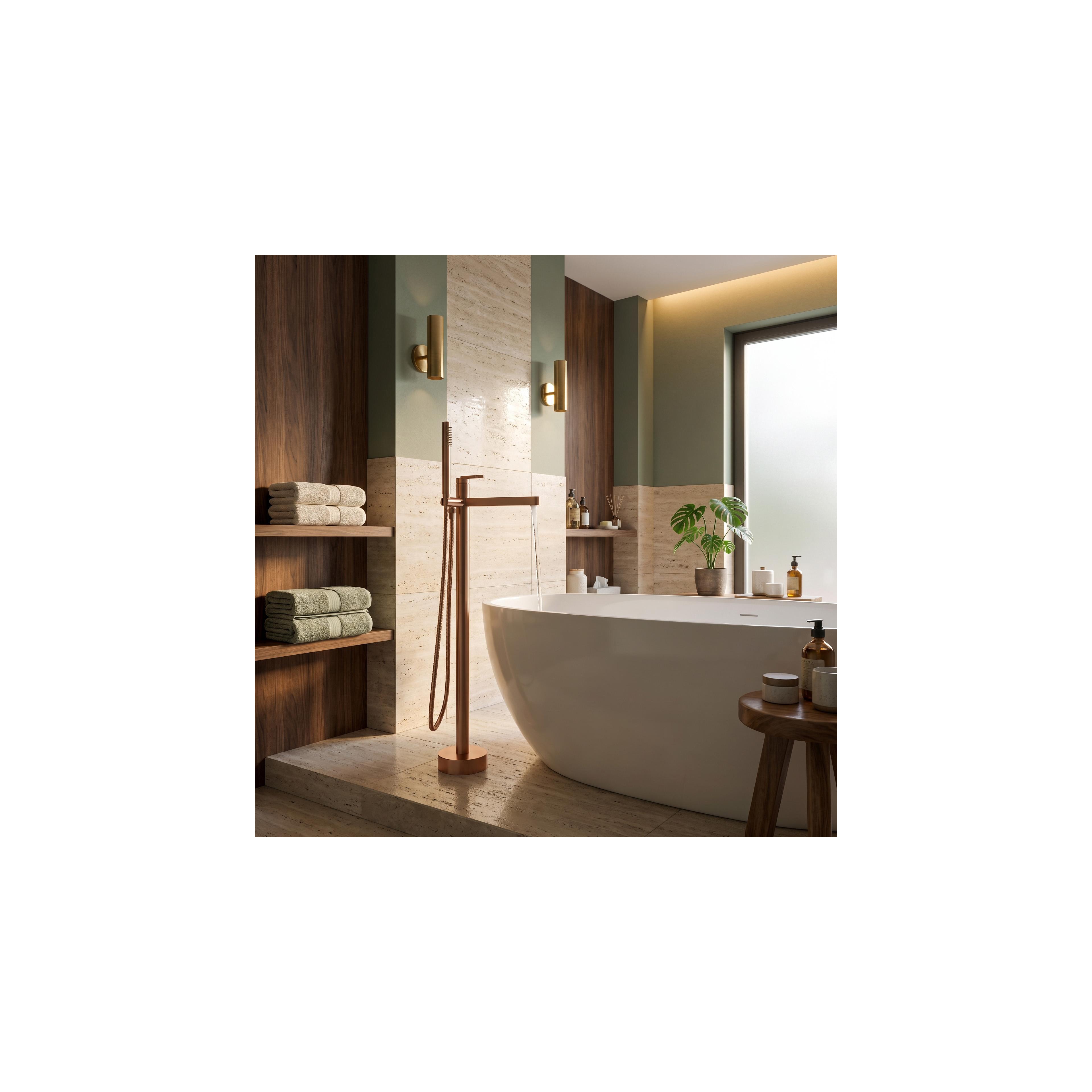 Free-standing faucet Rea Grace Brush Copper