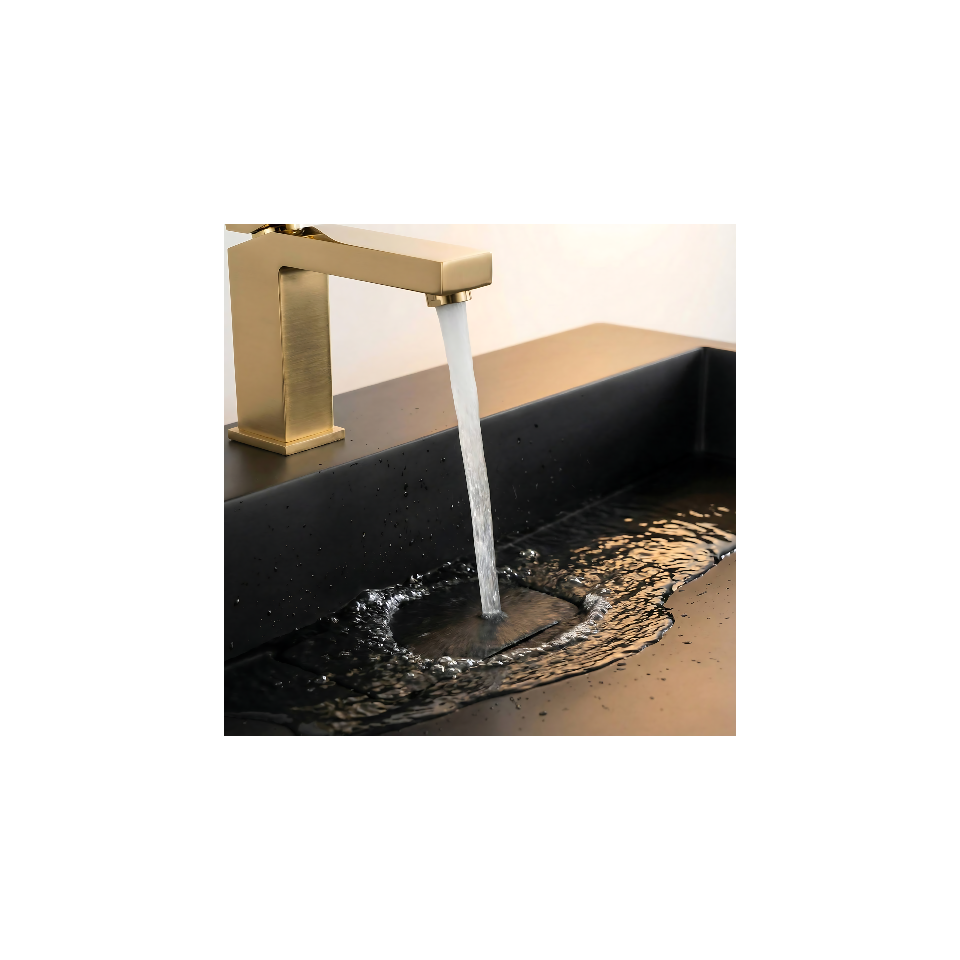 Waschbecken Konglomerat GOYA Black Matt 70CM