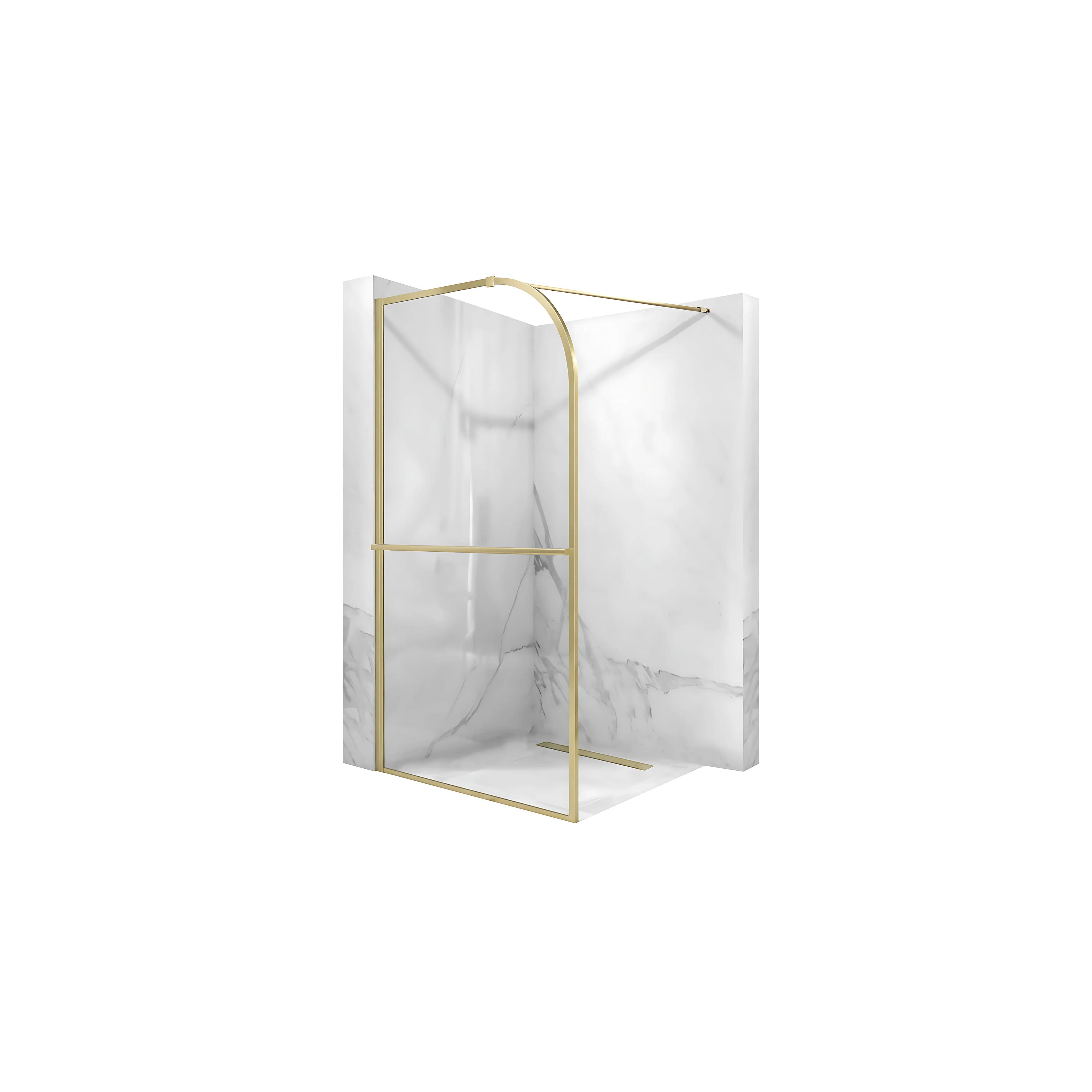 Duschwand Rea Sky Brush Gold 100