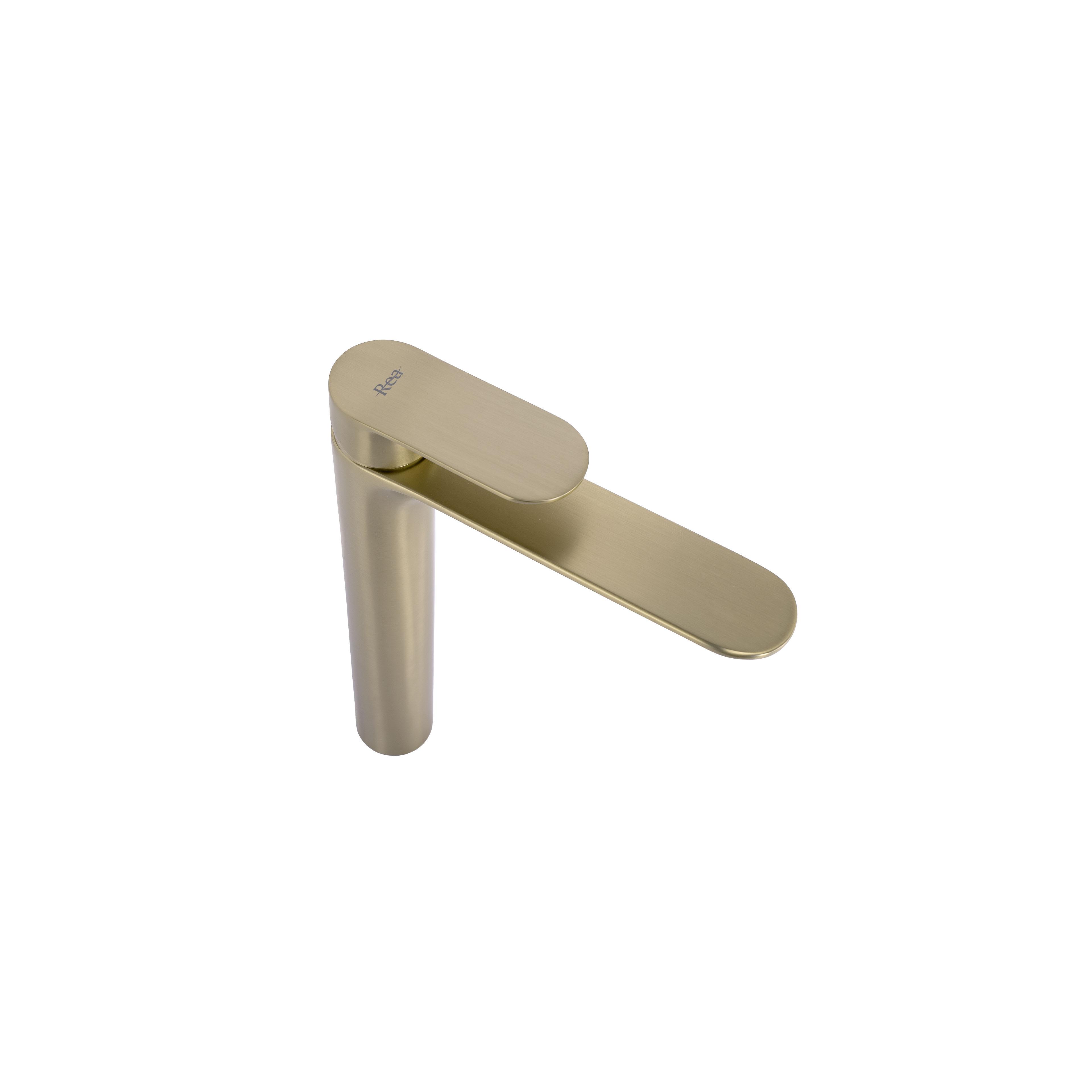 Waschbeckenarmatur Rea Drop Brush Gold High