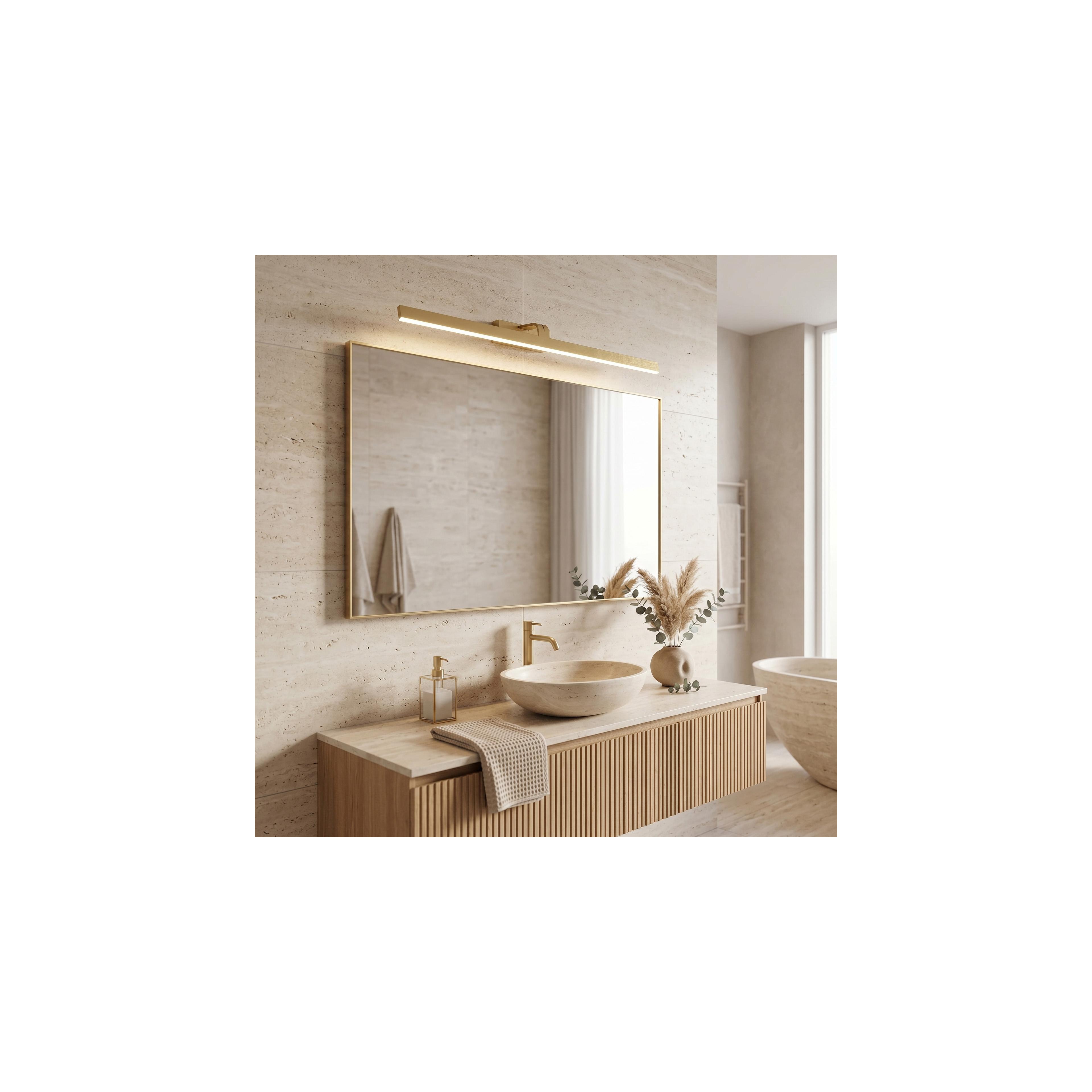 Bad LED-Wandleuchte SWE009-1W 73cm BRUSH GOLD