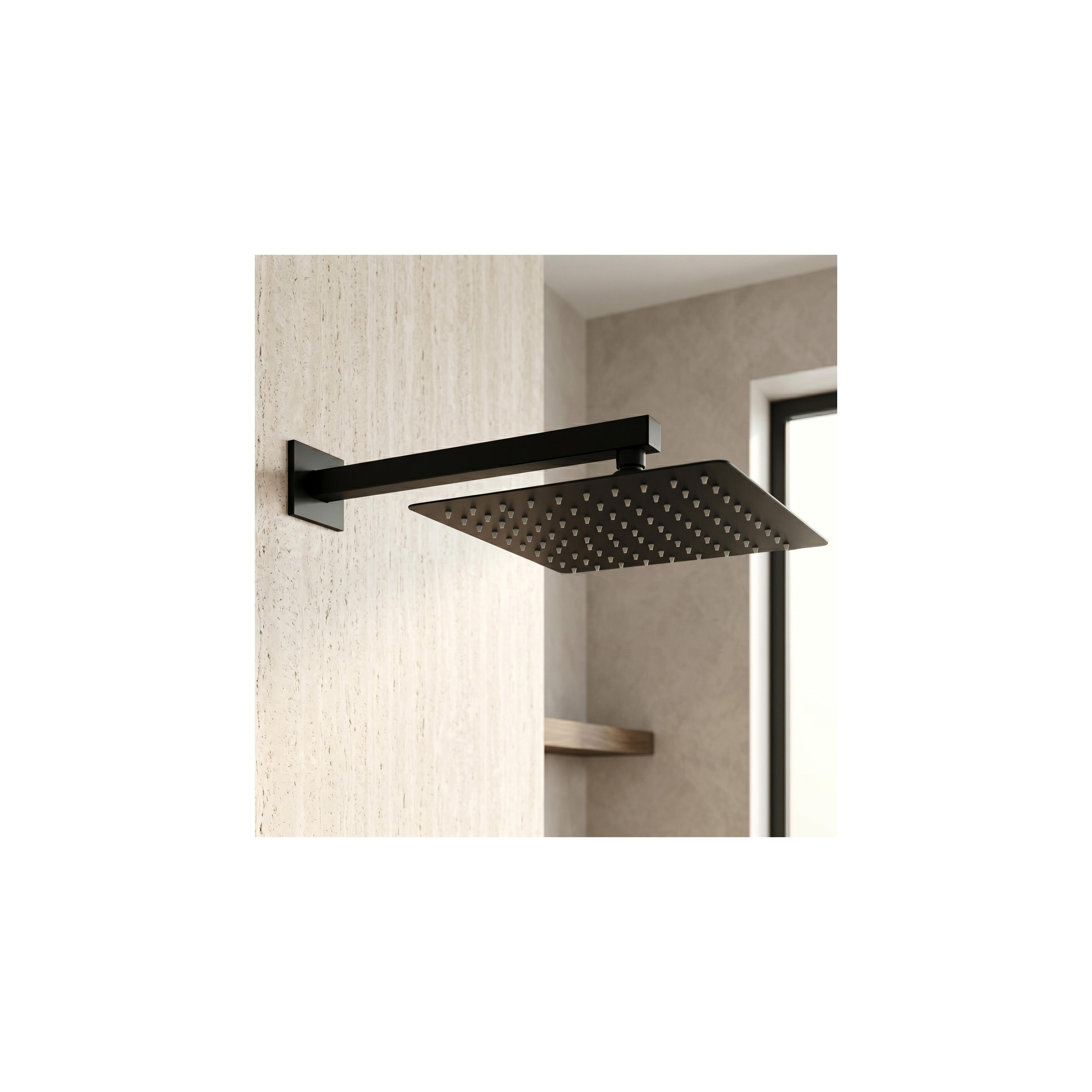 Квадратен душ пита REA JS-P015B 30cm Black