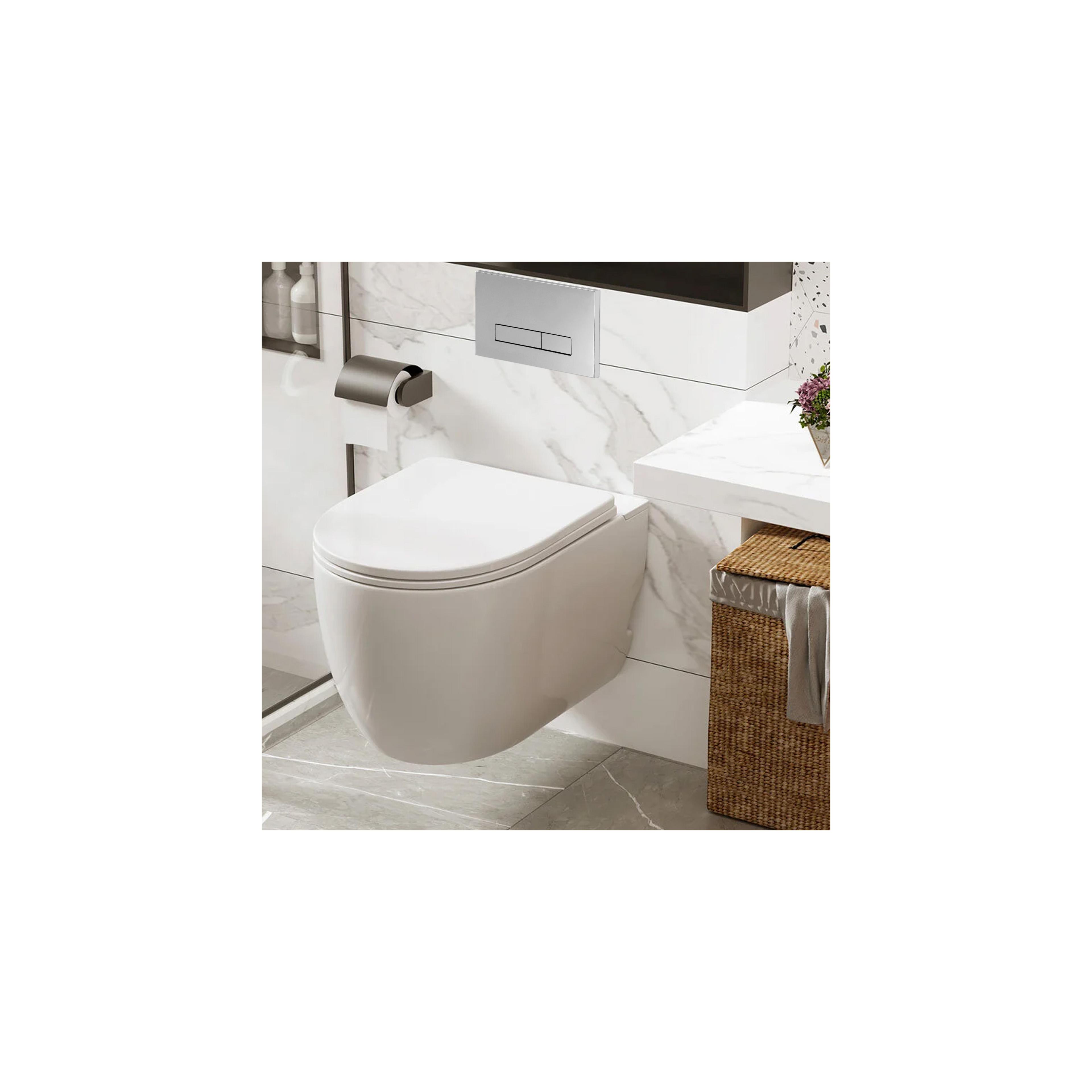 Concealed cistern frame and plate H Chrom