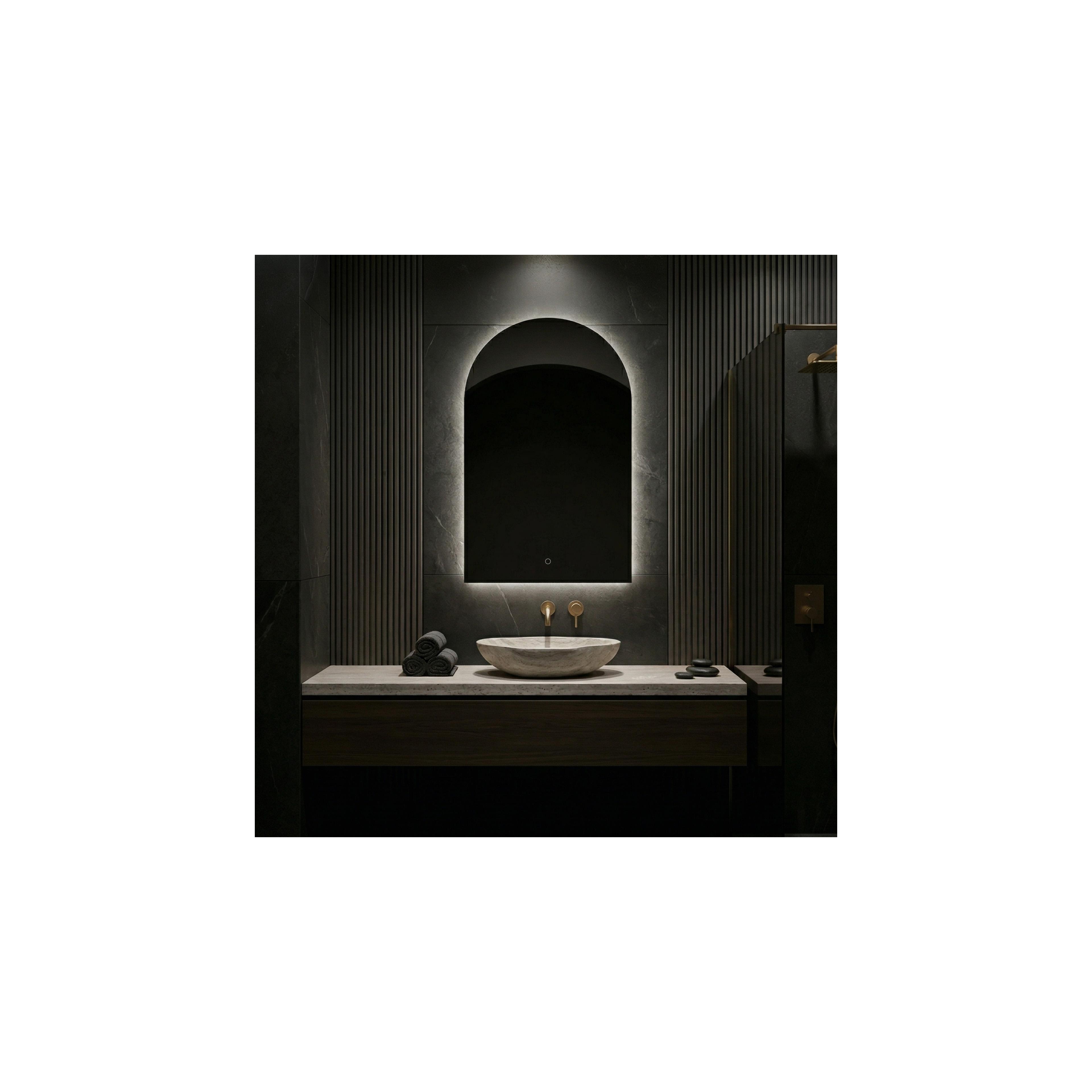 Mirror LED 90x60cm TOP-1