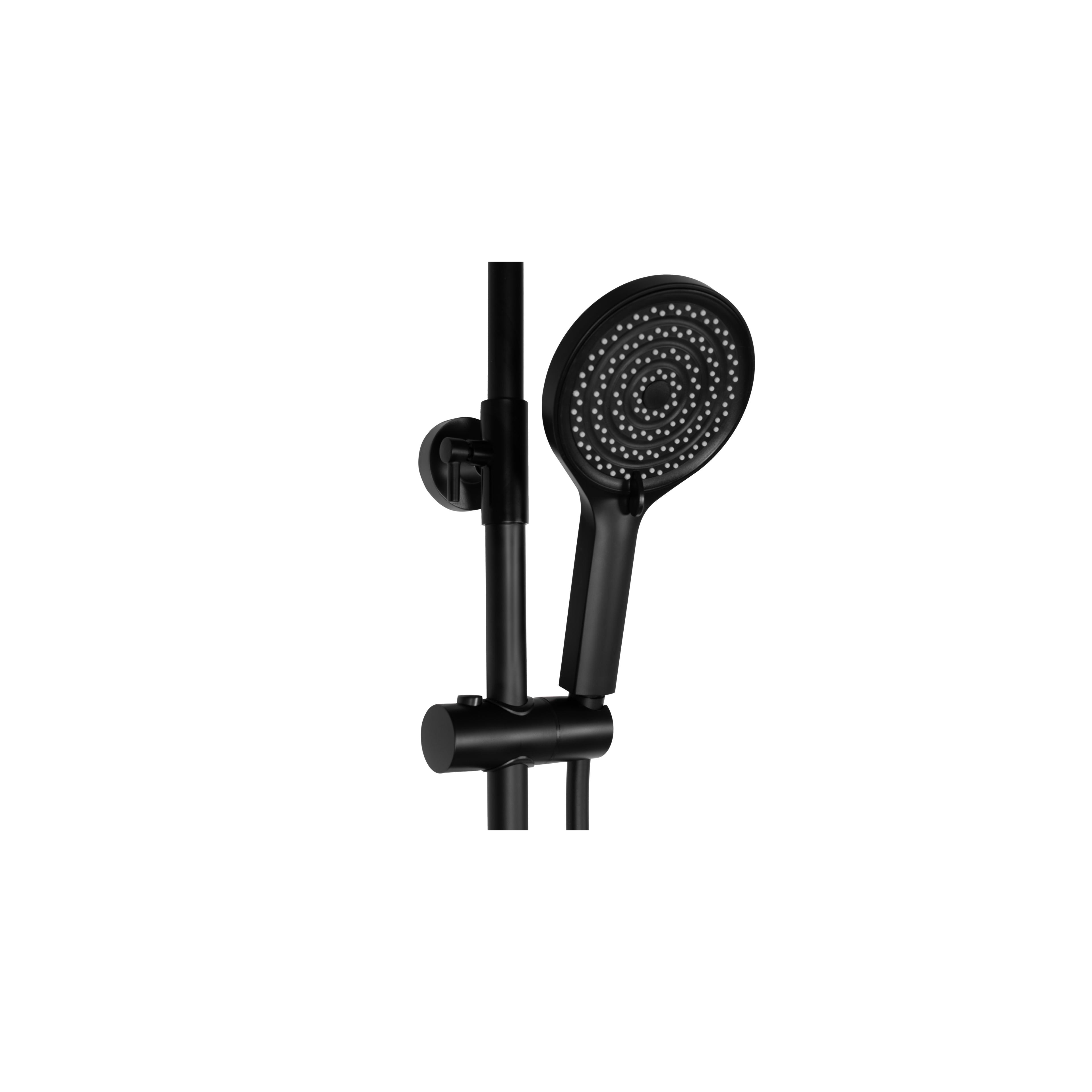 Shower set REA Savio Led Black