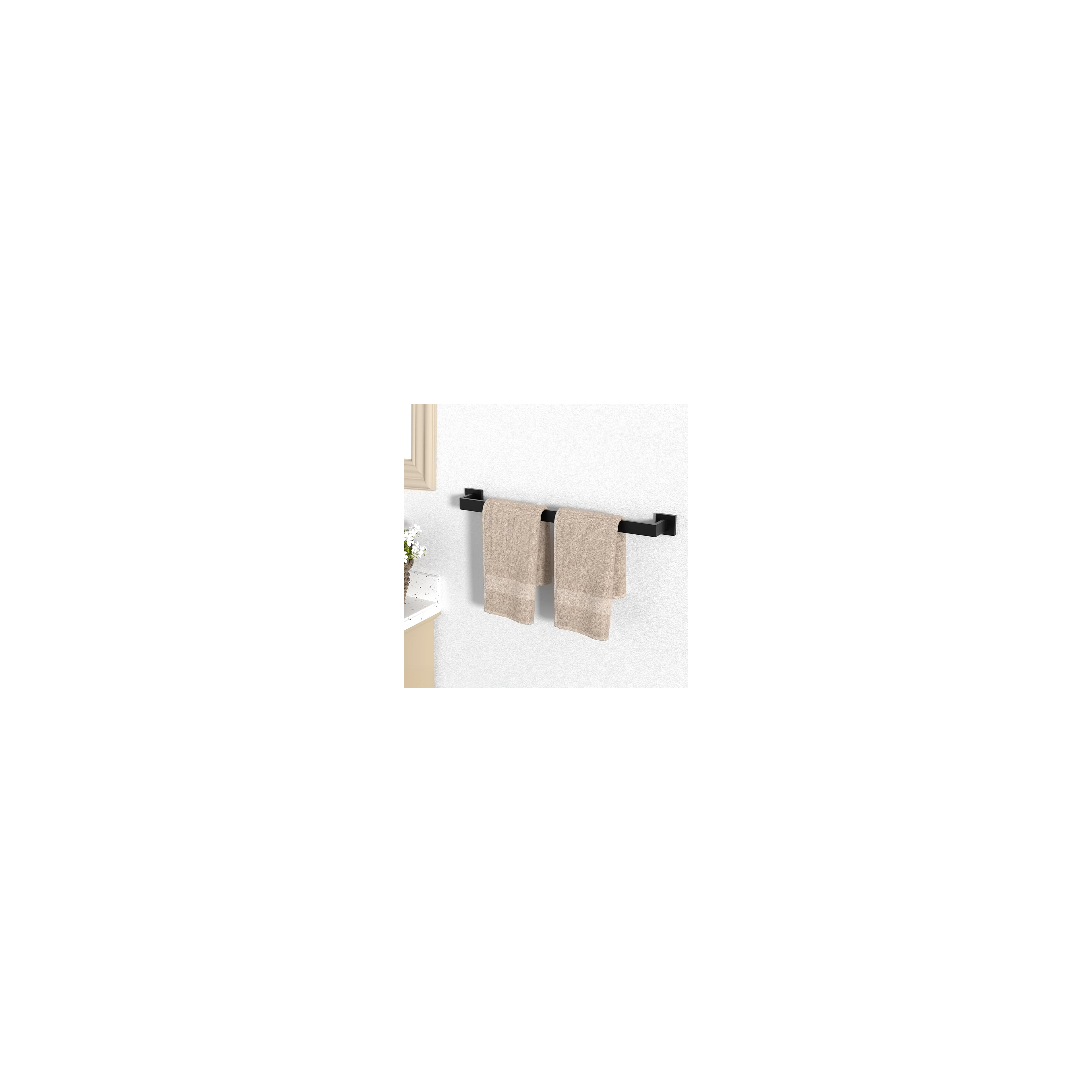 Badezimmer-Accessoire-Set Rio Black 4-teilig