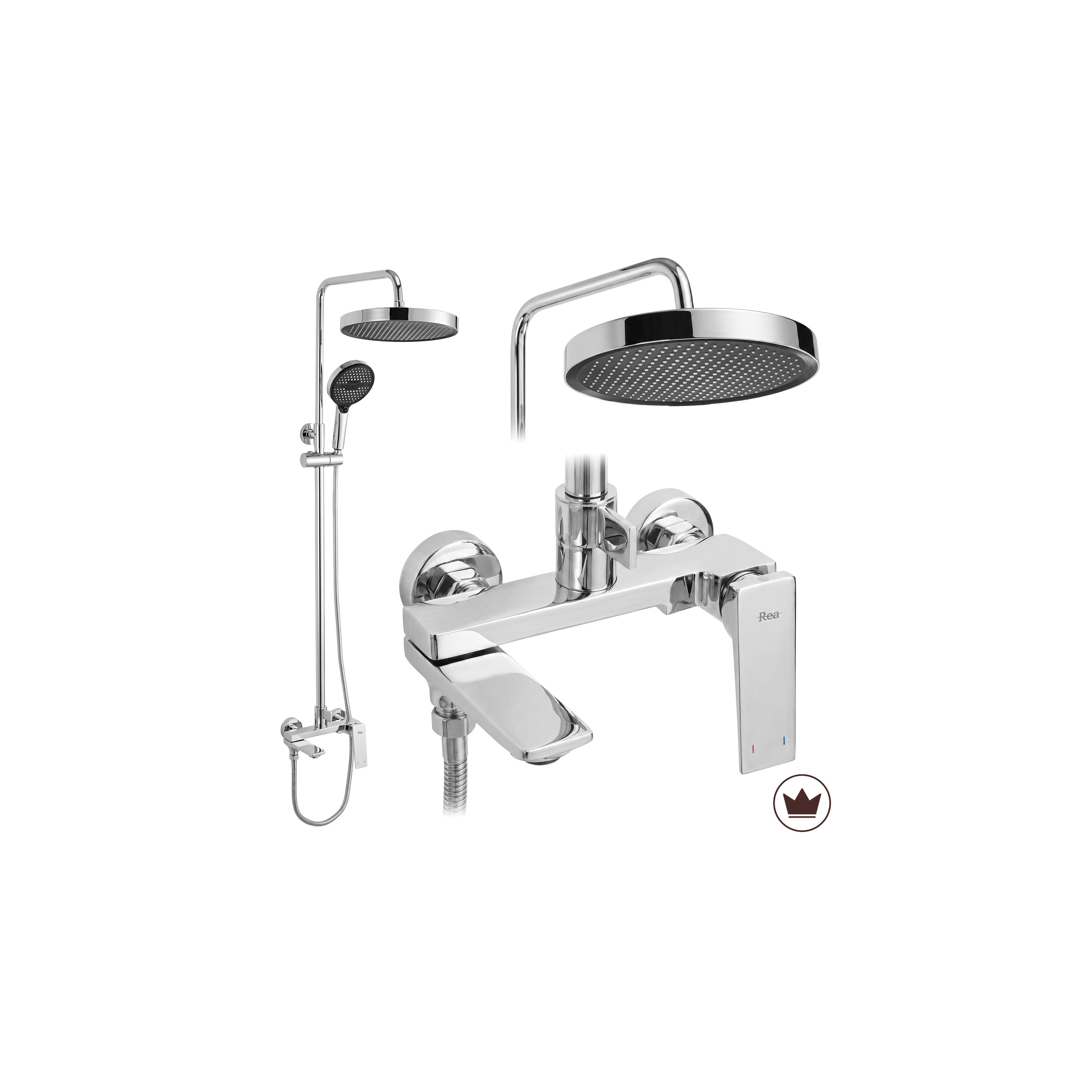Shower set Rea Prime Chrome