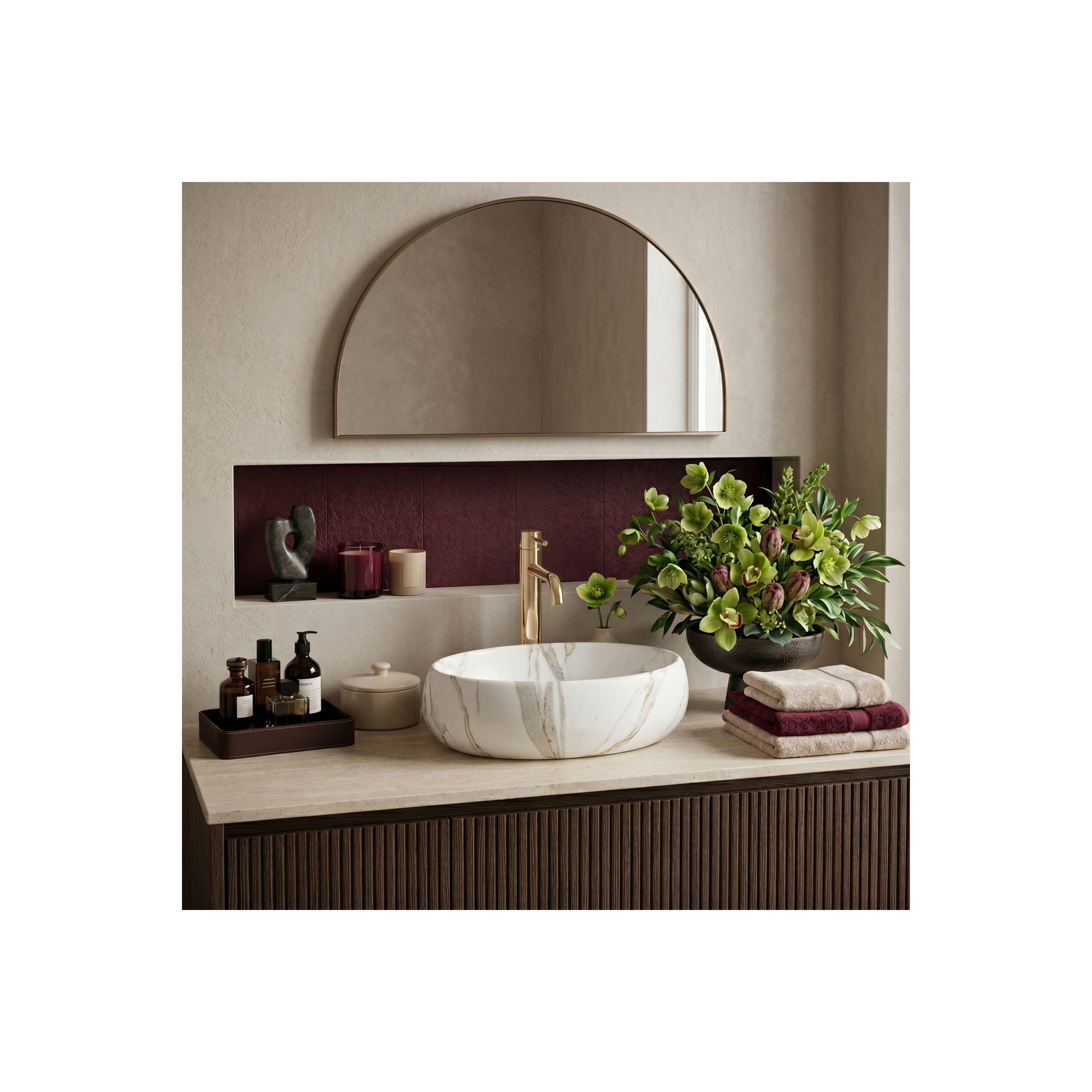 Countertop washbasin Rea Linda Lava Mat