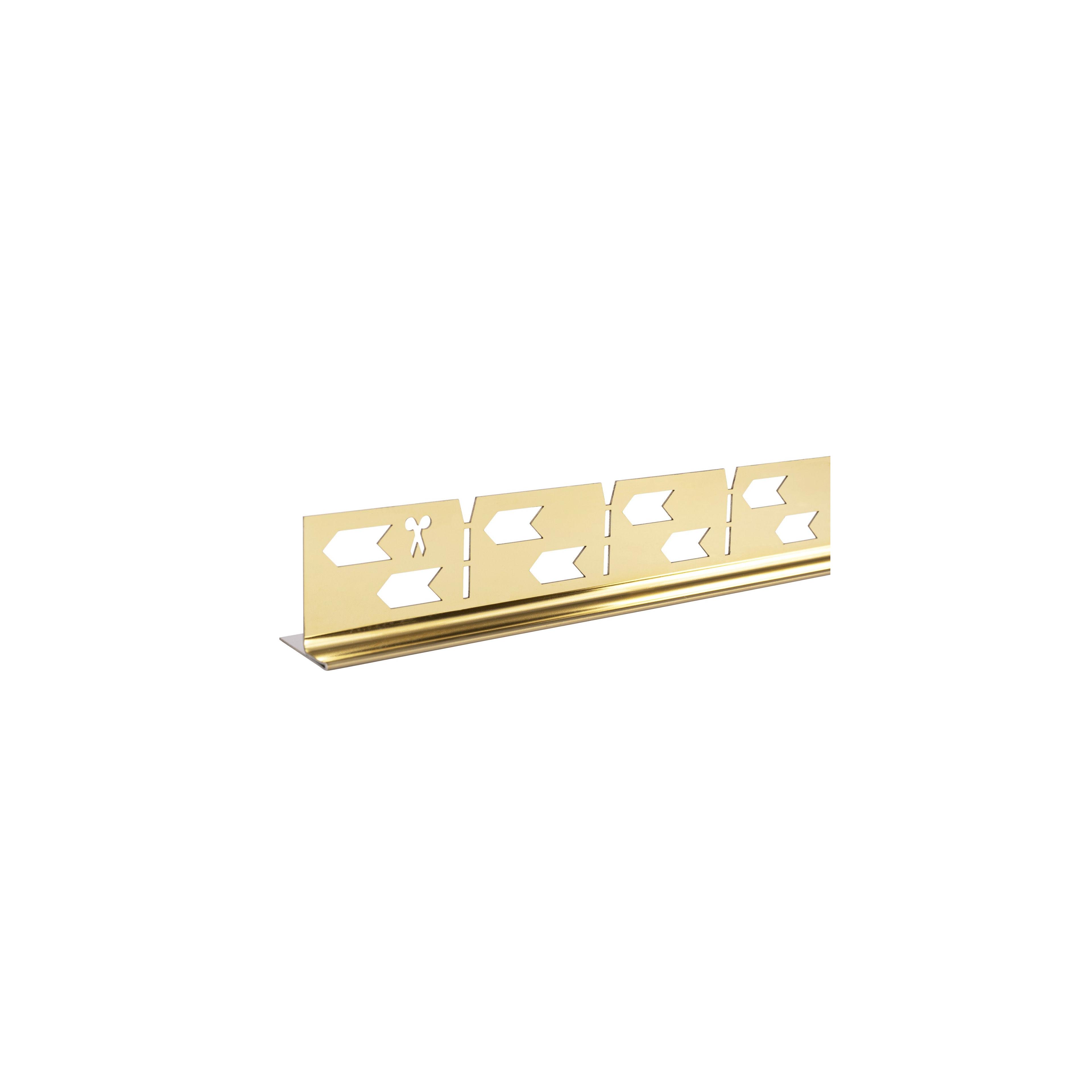 Gefälleprofil 120cm Gold