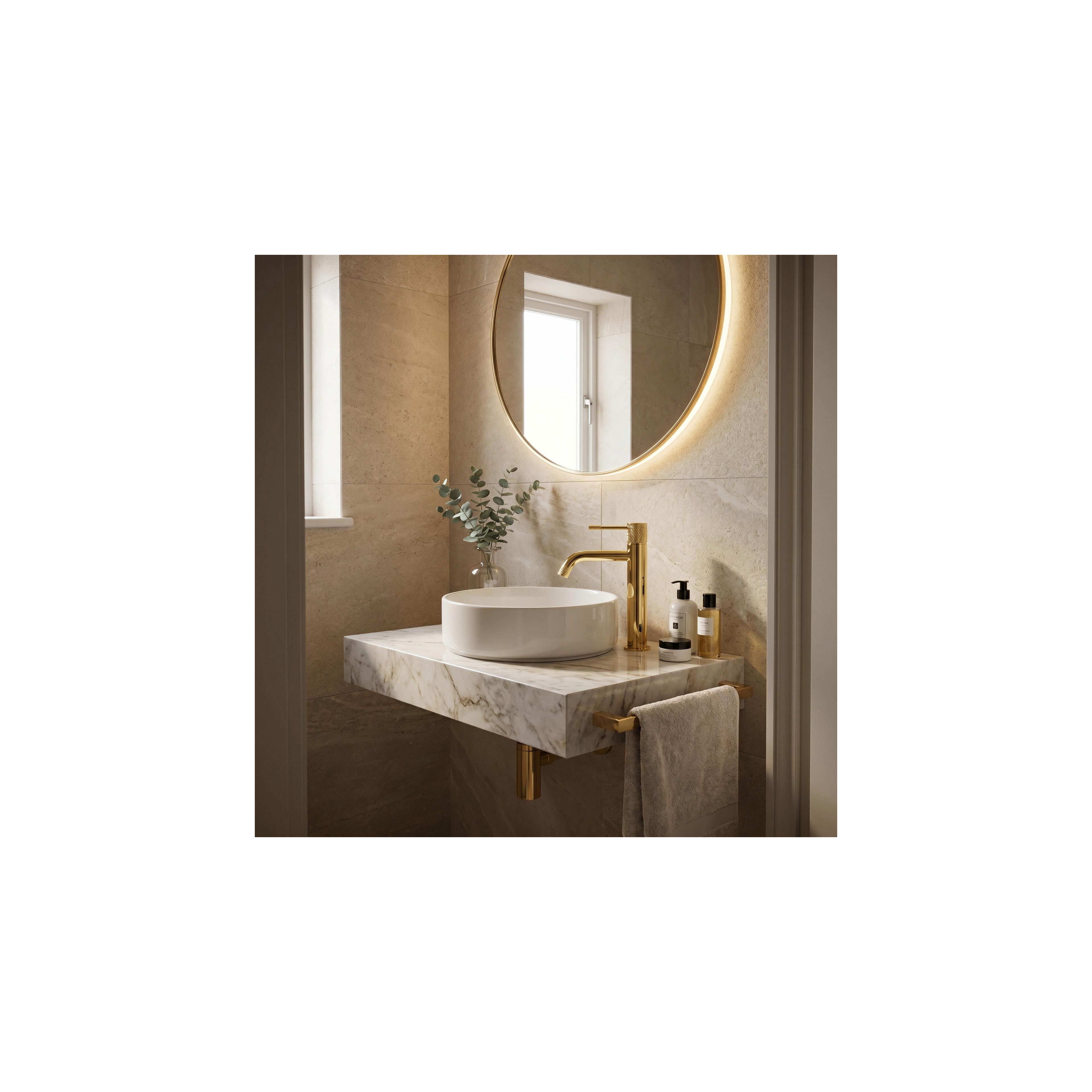 Waschbeckenarmatur Rea  Venti Gold high