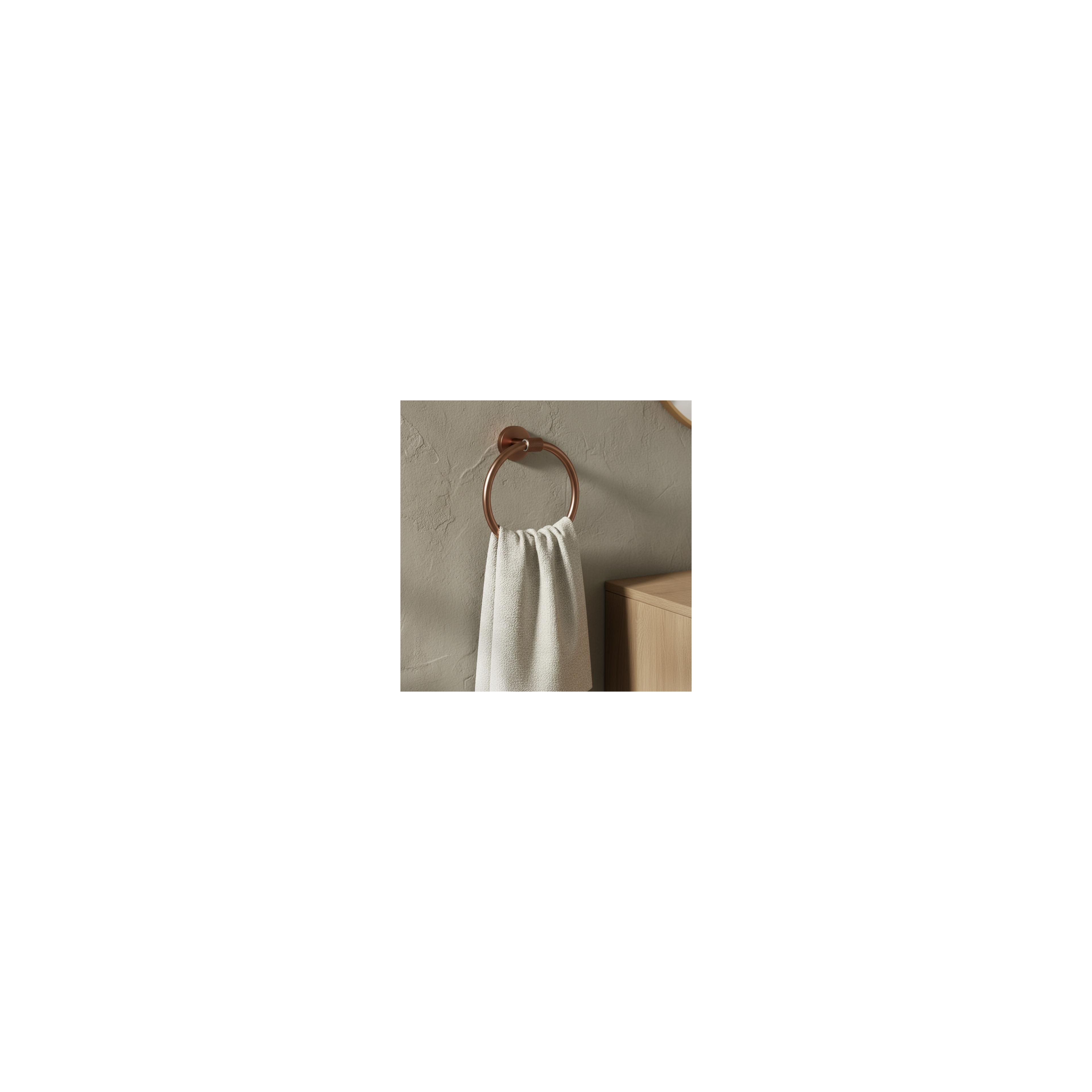Handtuchhalter Ring 5710 Galo Brush Copper