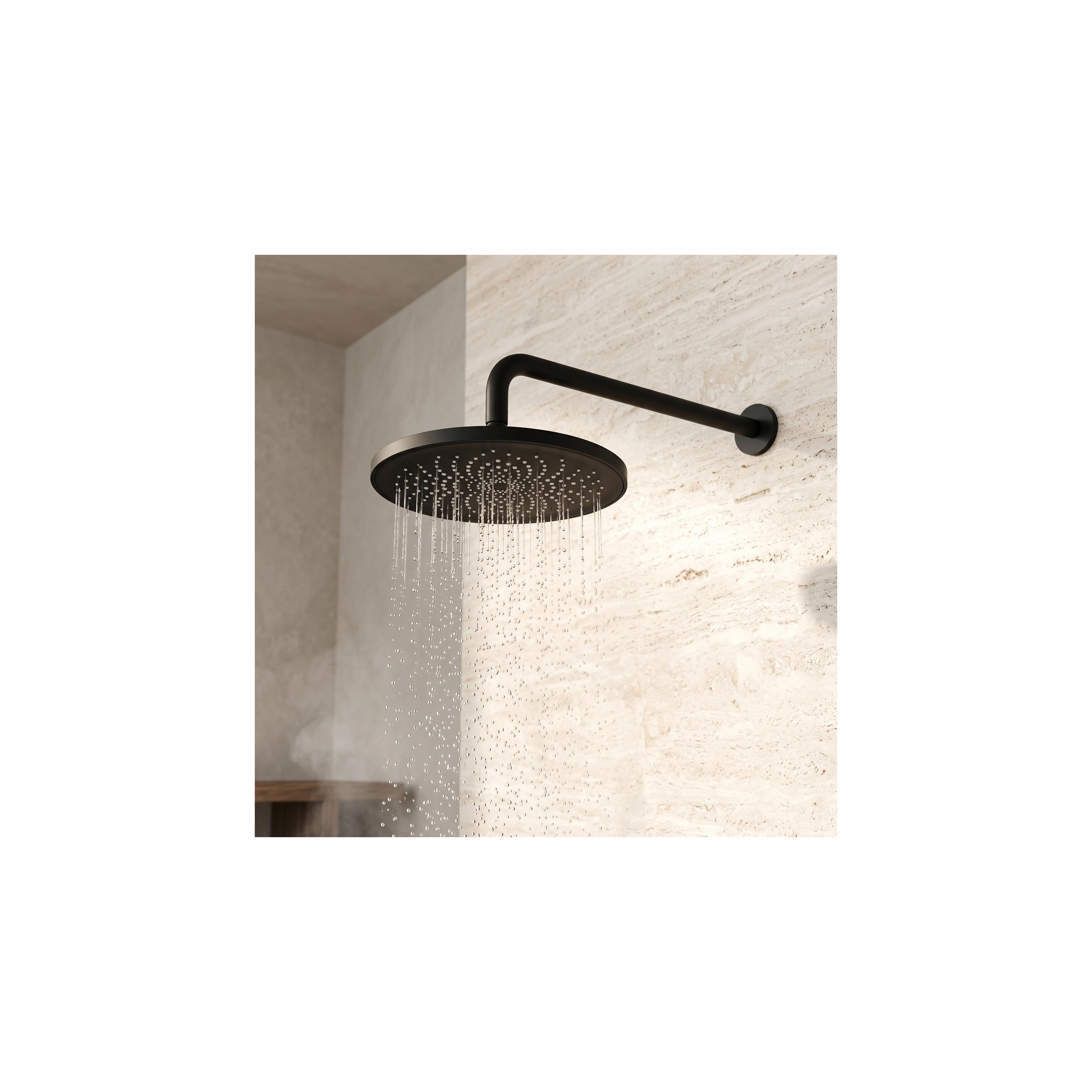 Okrugla tuš ruža REA JS-021B Black