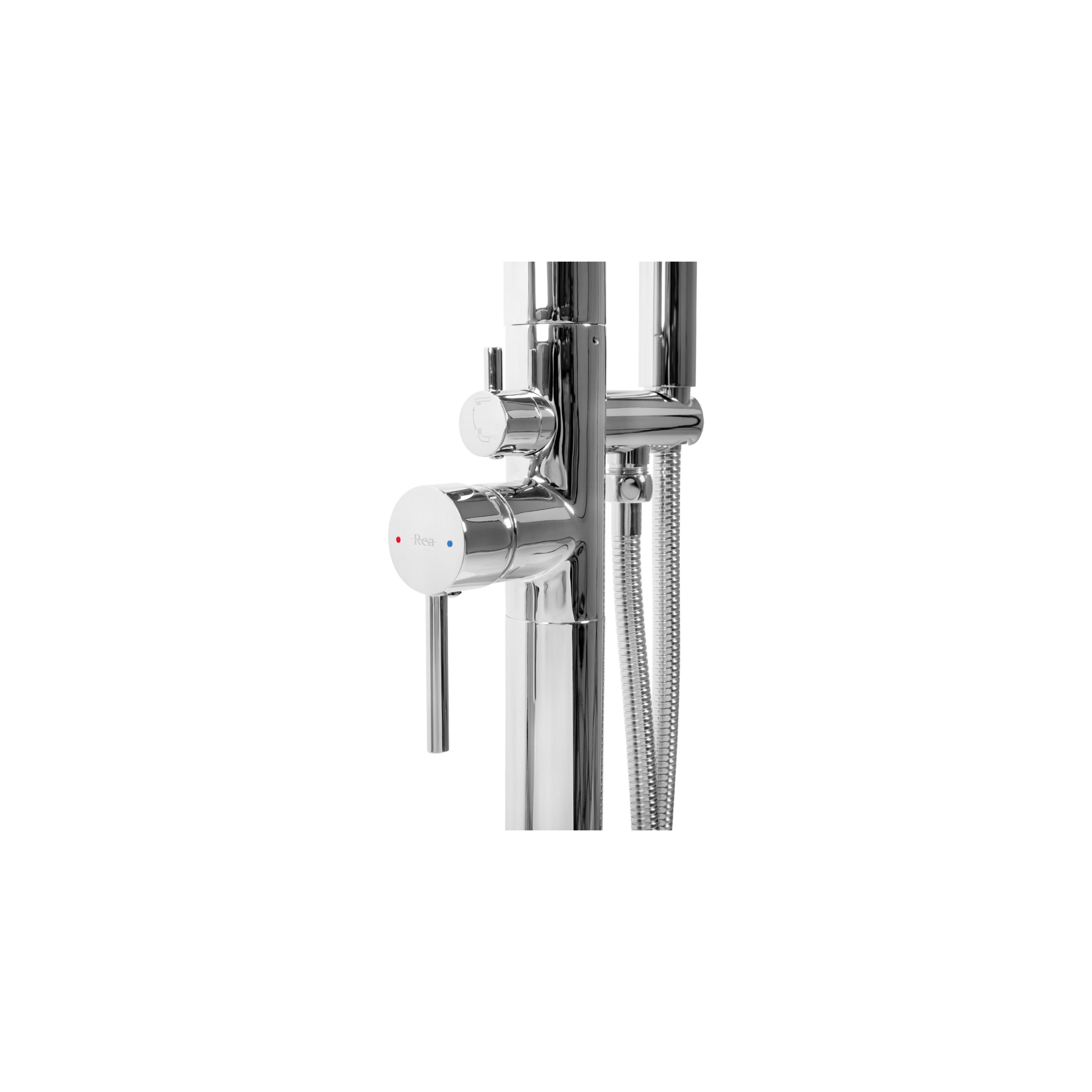 Frei stehende Armatur Rea Flores Chrome