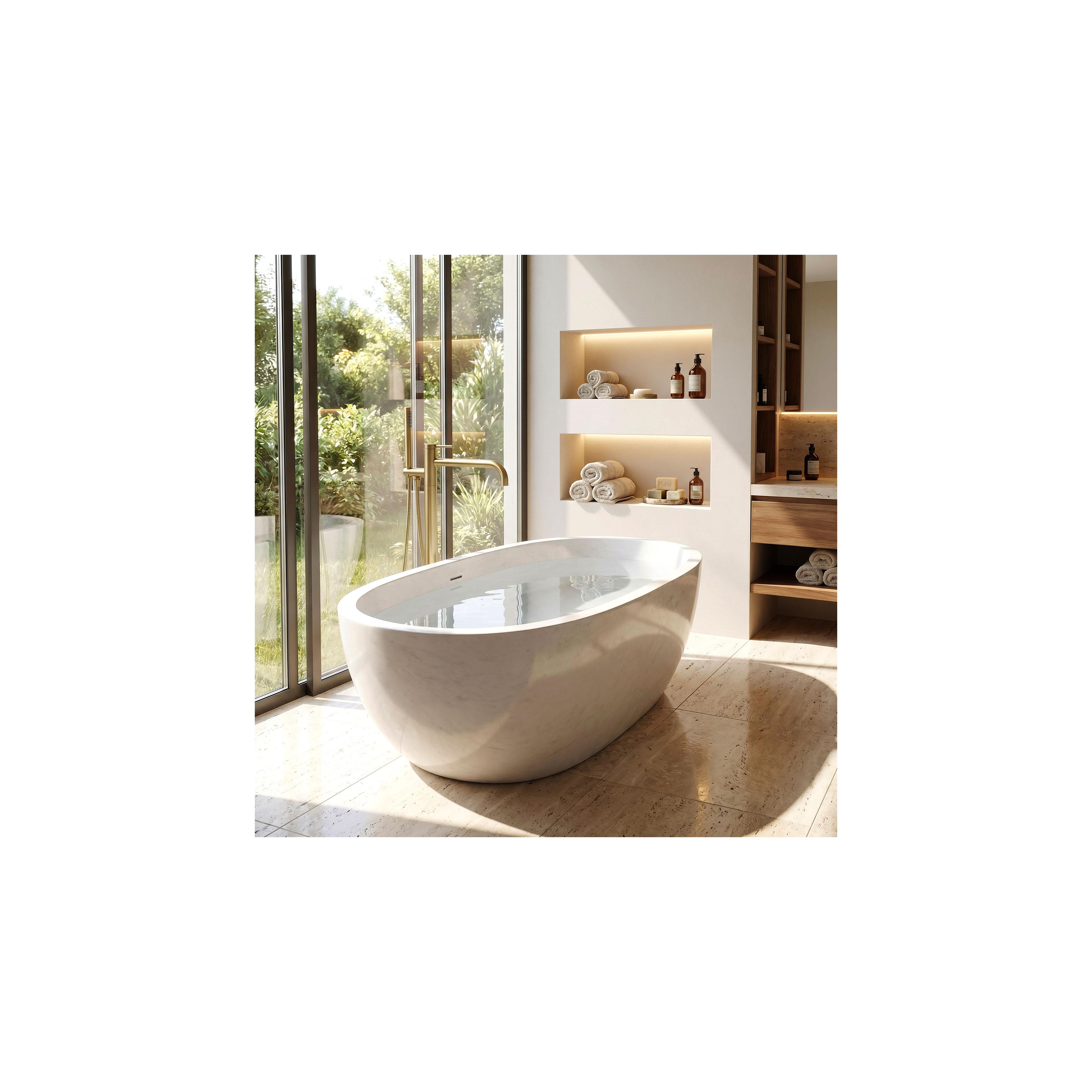 Frei stehende Armatur Rea Clif Brush Gold