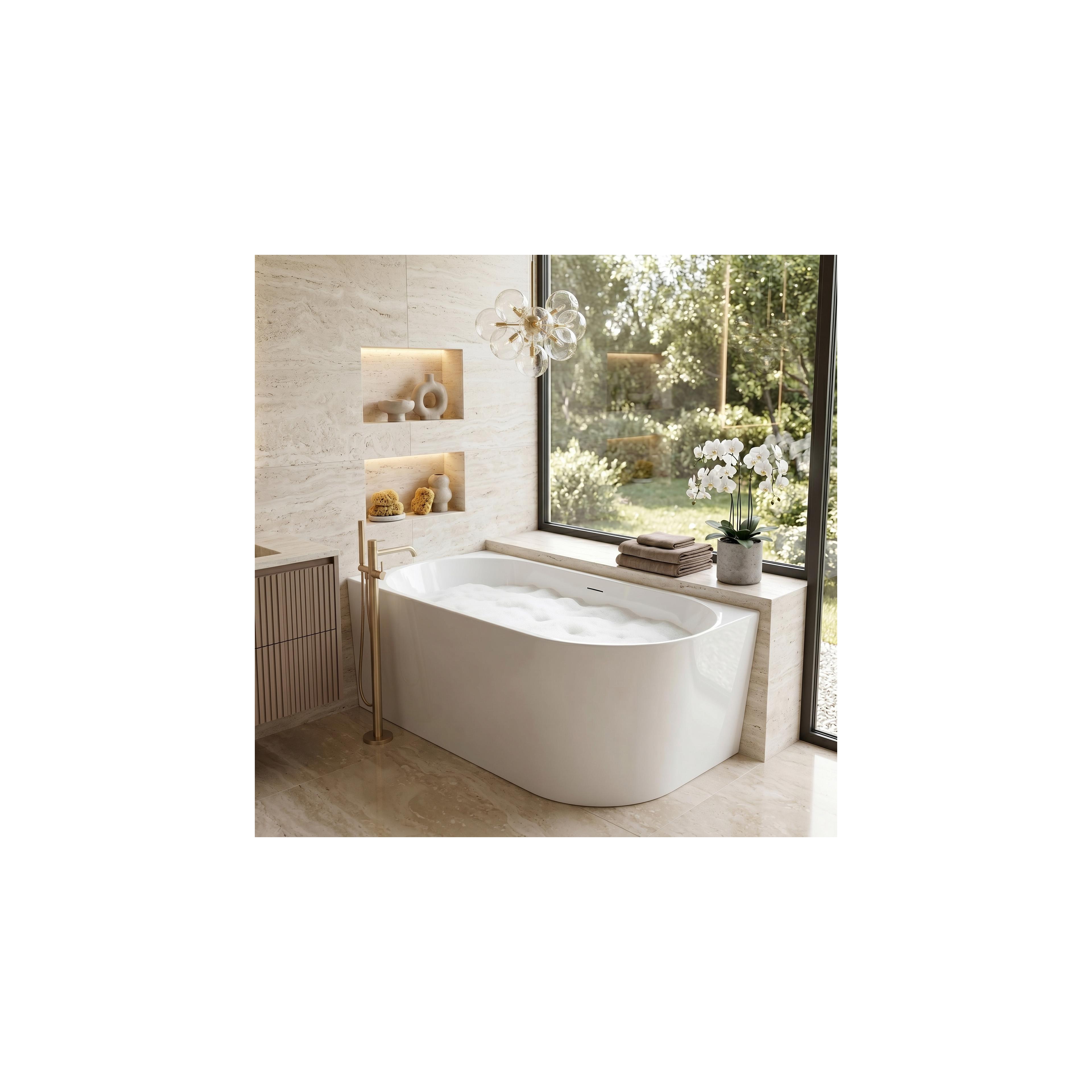 Eckbadewanne aus Acryl REA Bellanto Slim 150 Left