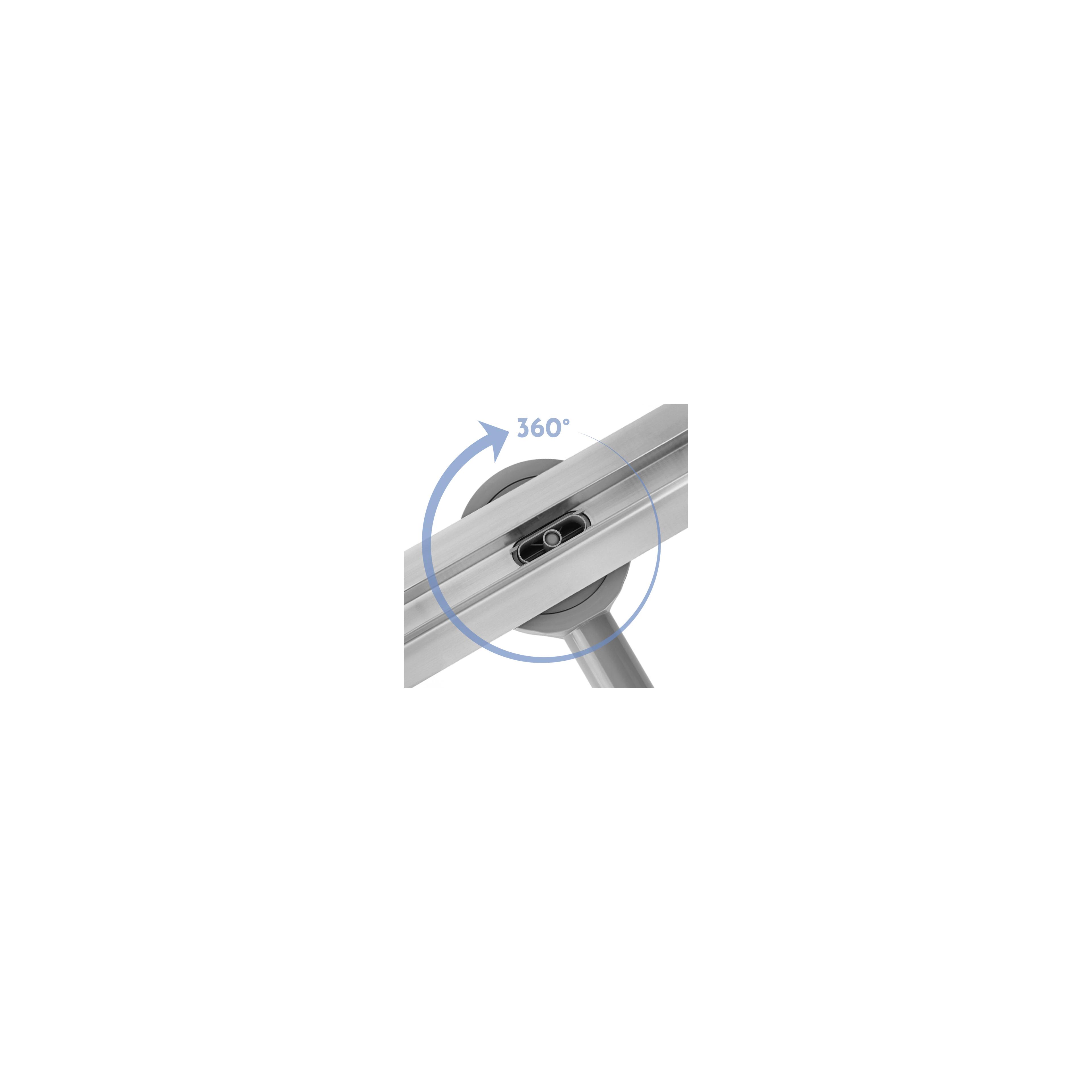Linear drainage REA Neox Slim pro NICKIEL BRUSH 60